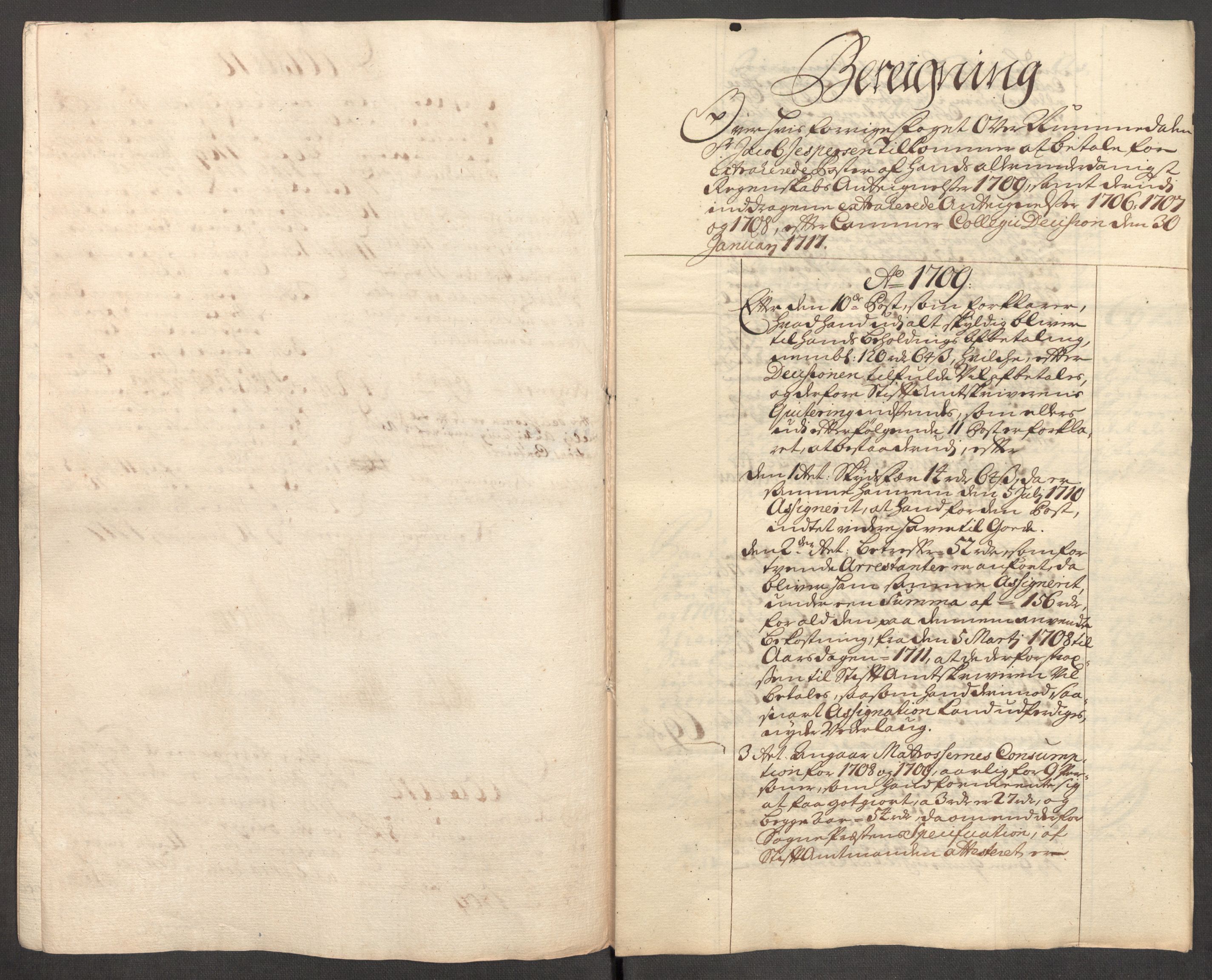 Rentekammeret inntil 1814, Reviderte regnskaper, Fogderegnskap, AV/RA-EA-4092/R64/L4431: Fogderegnskap Namdal, 1709-1710, s. 257