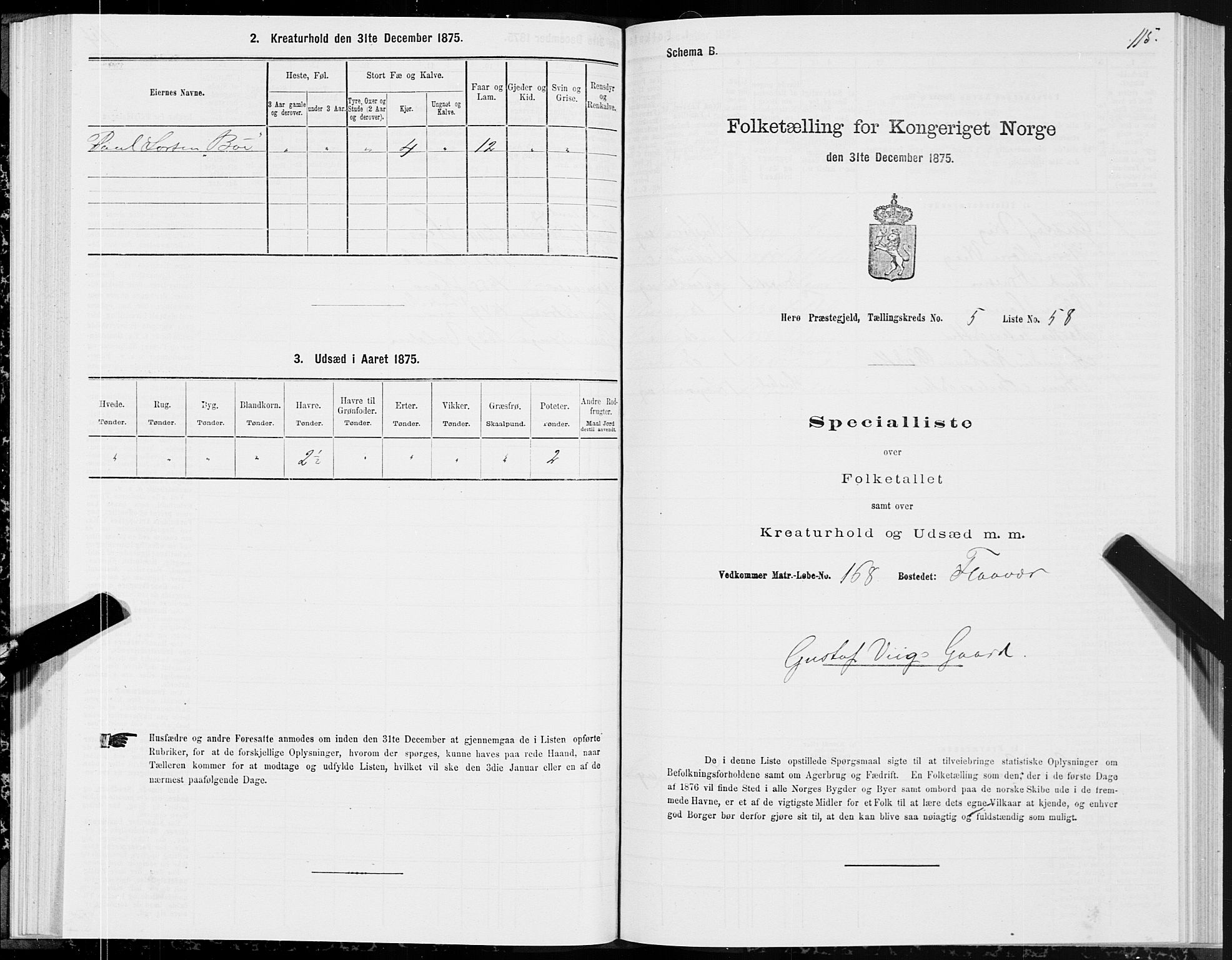 SAT, Folketelling 1875 for 1515P Herøy prestegjeld, 1875, s. 3115