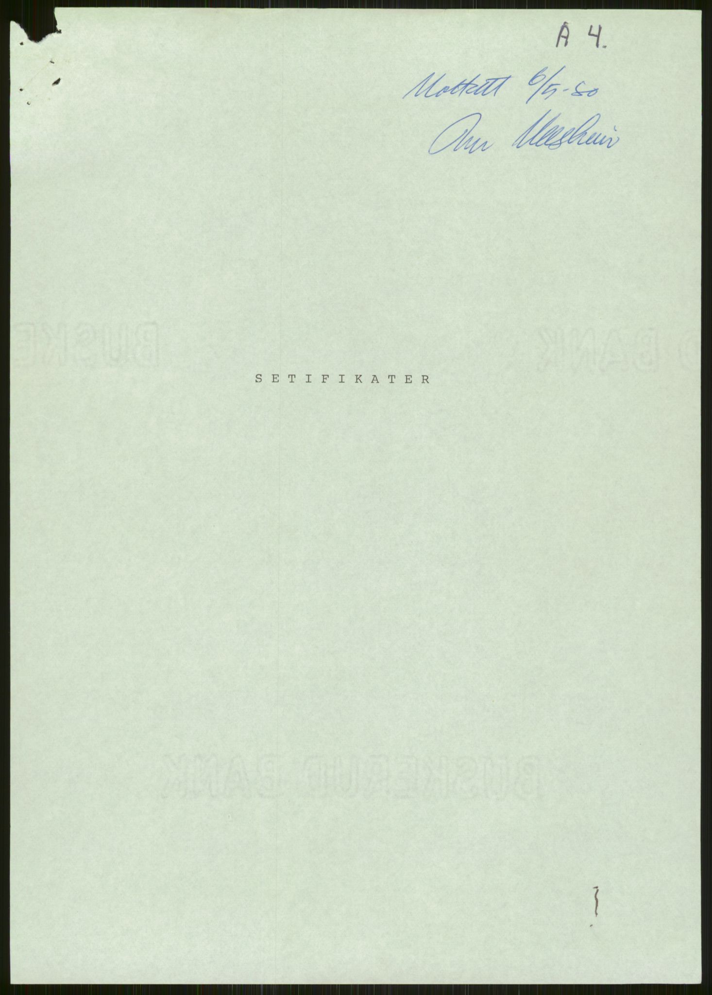 Justisdepartementet, Granskningskommisjonen ved Alexander Kielland-ulykken 27.3.1980, AV/RA-S-1165/D/L0006: A Alexander L. Kielland (Doku.liste + A3-A6, A11-A13, A18-A20-A21, A23, A31 av 31)/Dykkerjournaler, 1980-1981, s. 6