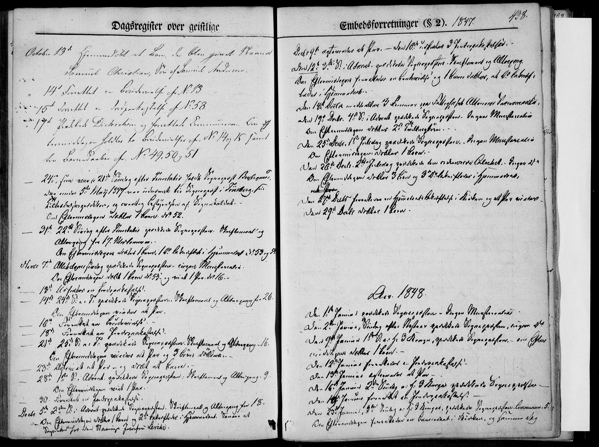 Tønsberg kirkebøker, SAKO/A-330/F/Fa/L0007: Ministerialbok nr. I 7, 1845-1854, s. 438