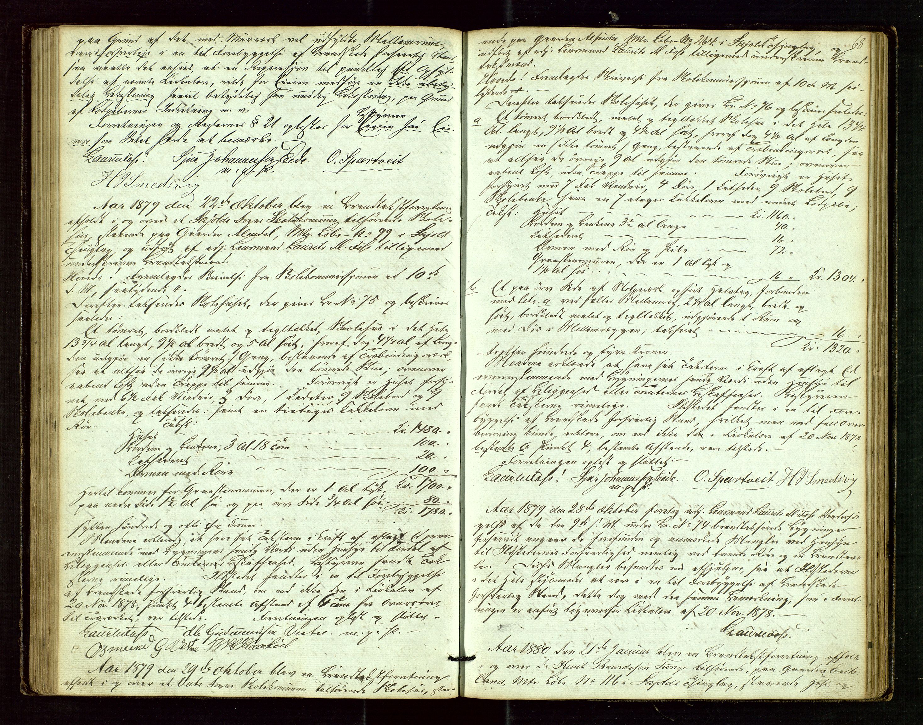 Skjold lensmannskontor, AV/SAST-A-100182/Goa/L0001: "Brandtaxations-Protocol for Skjold Thinglaug i Ryfylke", 1853-1890, s. 67b-68a