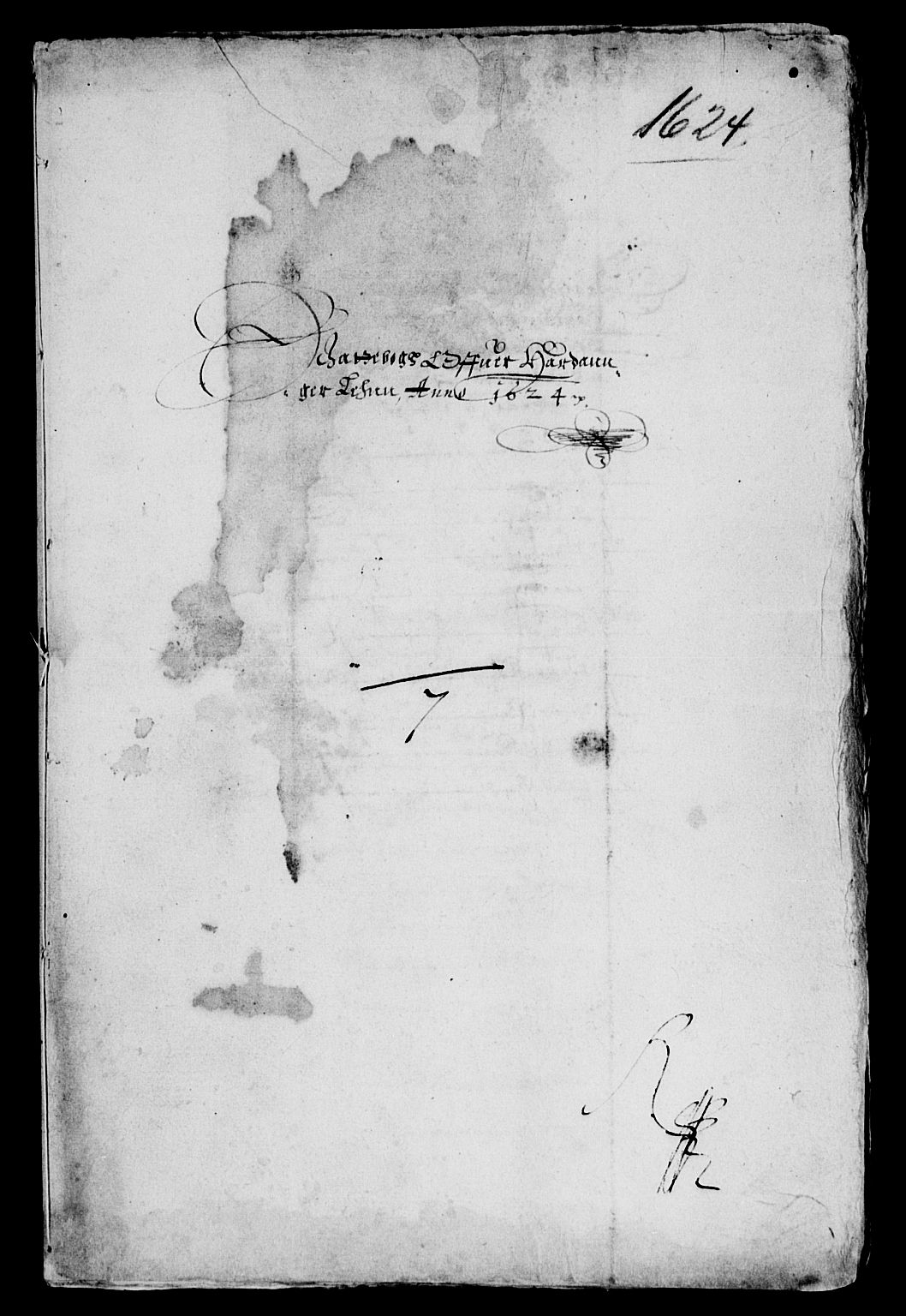 Rentekammeret inntil 1814, Reviderte regnskaper, Lensregnskaper, AV/RA-EA-5023/R/Rb/Rbt/L0038: Bergenhus len, 1624-1626