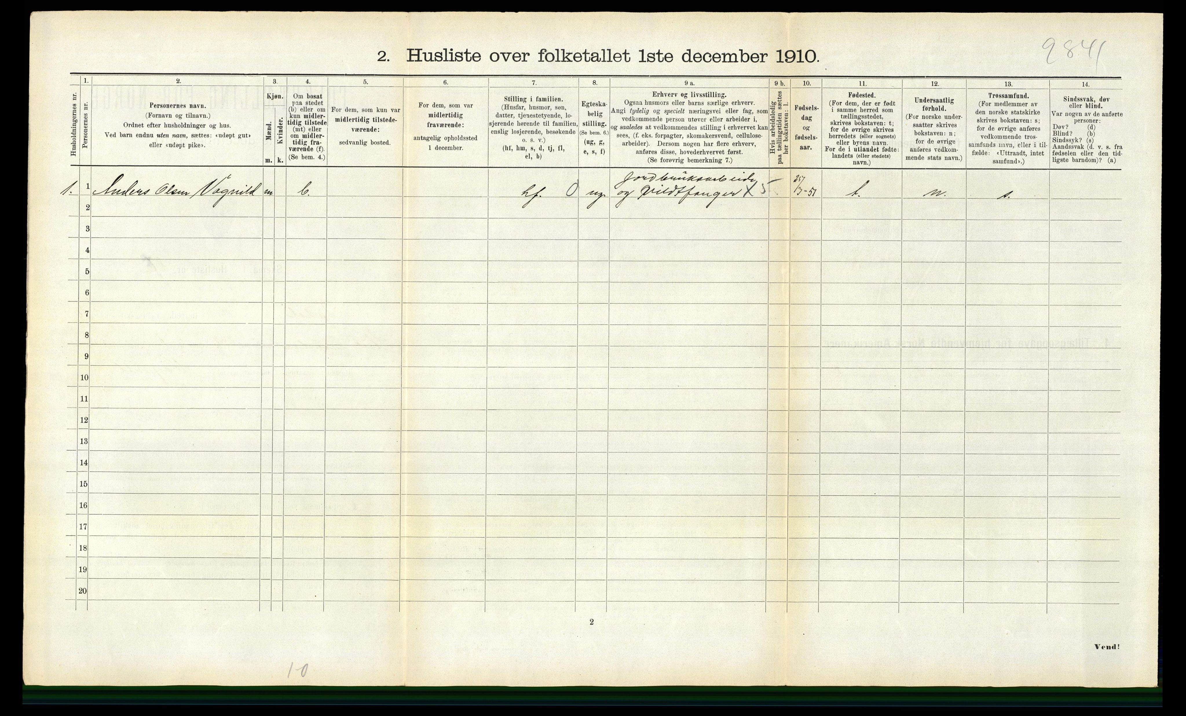 RA, Folketelling 1910 for 1634 Oppdal herred, 1910, s. 1208