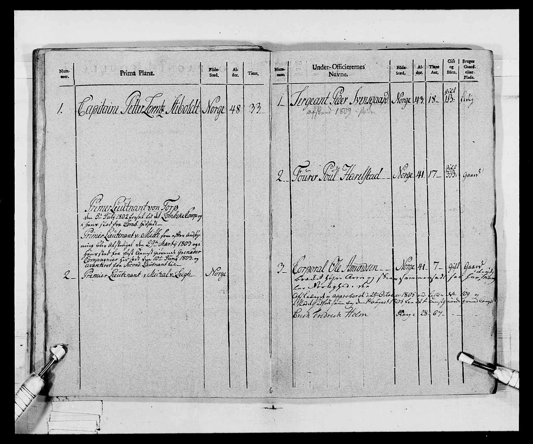 Generalitets- og kommissariatskollegiet, Det kongelige norske kommissariatskollegium, AV/RA-EA-5420/E/Eh/L0068: Opplandske nasjonale infanteriregiment, 1802-1805, s. 348