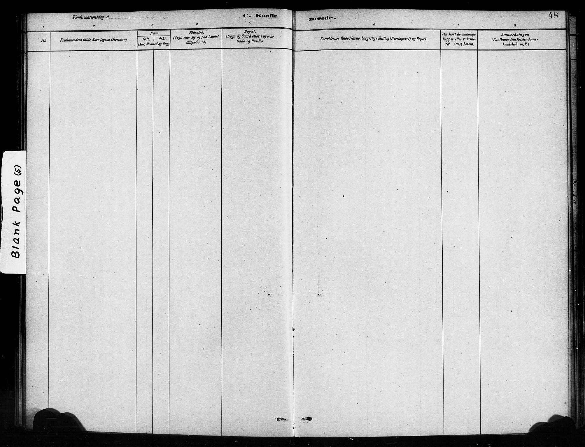 Balestrand sokneprestembete, SAB/A-79601/H/Haa/Haaa/L0004: Ministerialbok nr. A 4 /1, 1879-1888, s. 48