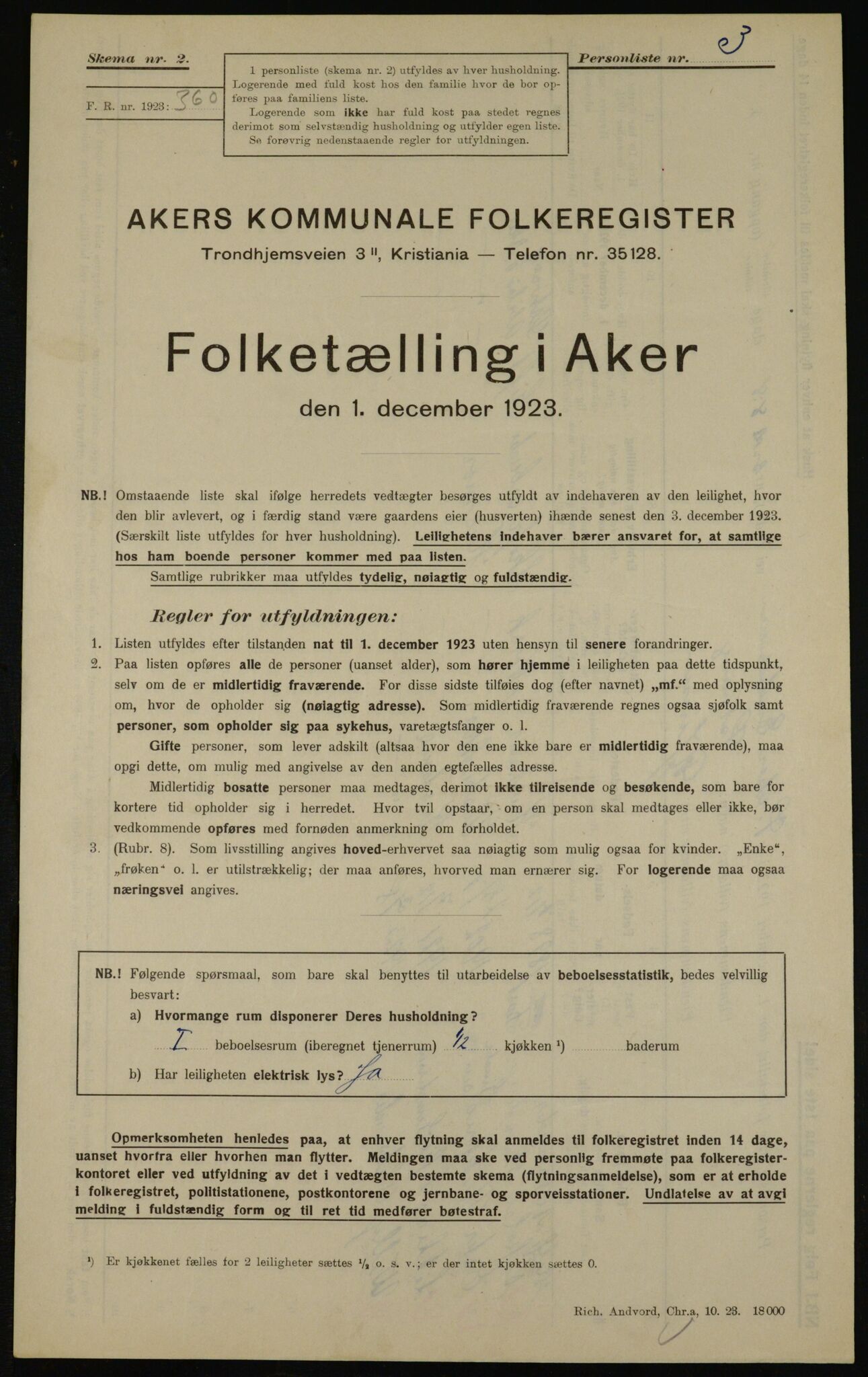 , Kommunal folketelling 1.12.1923 for Aker, 1923, s. 38792