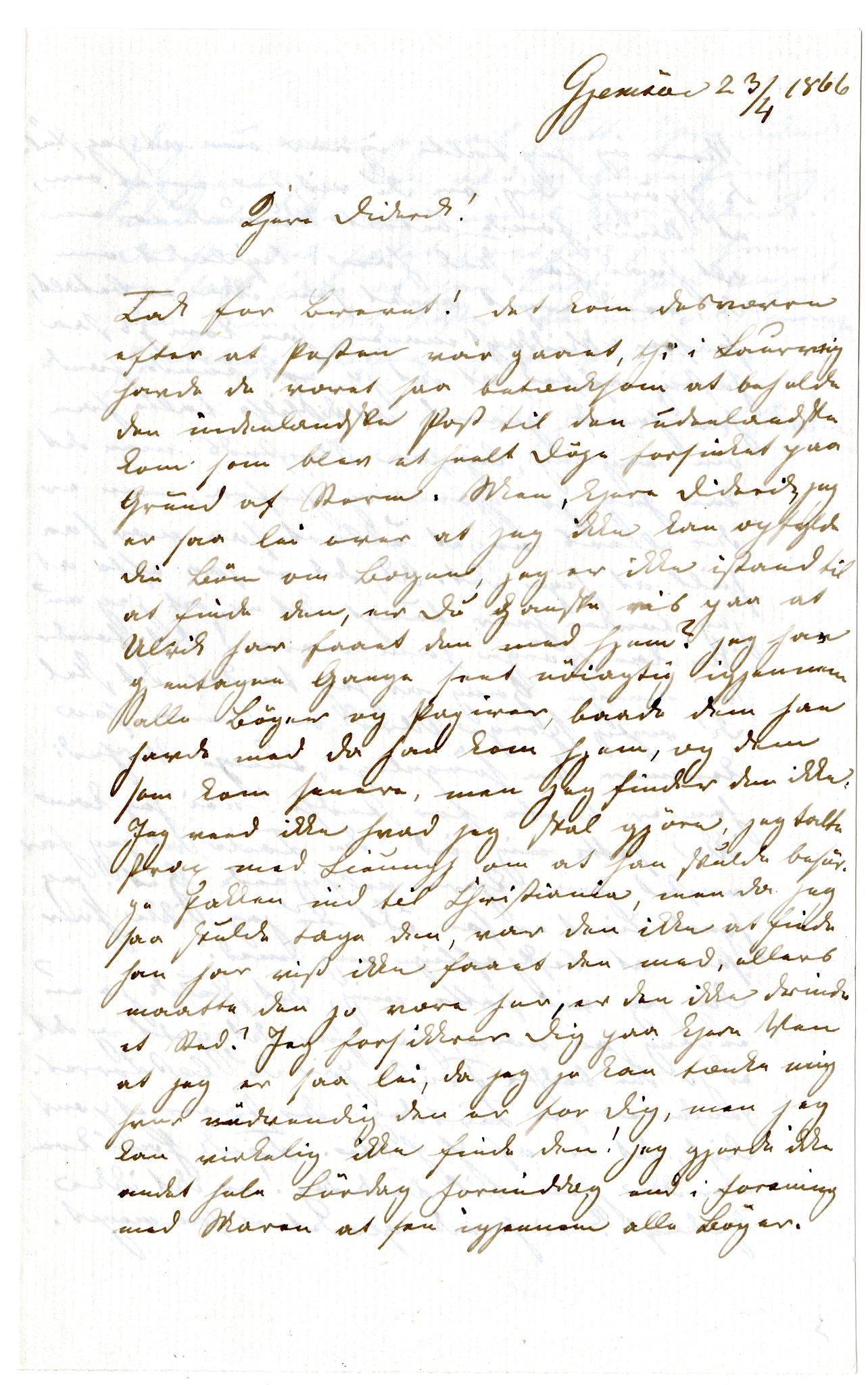 Diderik Maria Aalls brevsamling, NF/Ark-1023/F/L0002: D.M. Aalls brevsamling. B - C, 1799-1889, s. 174