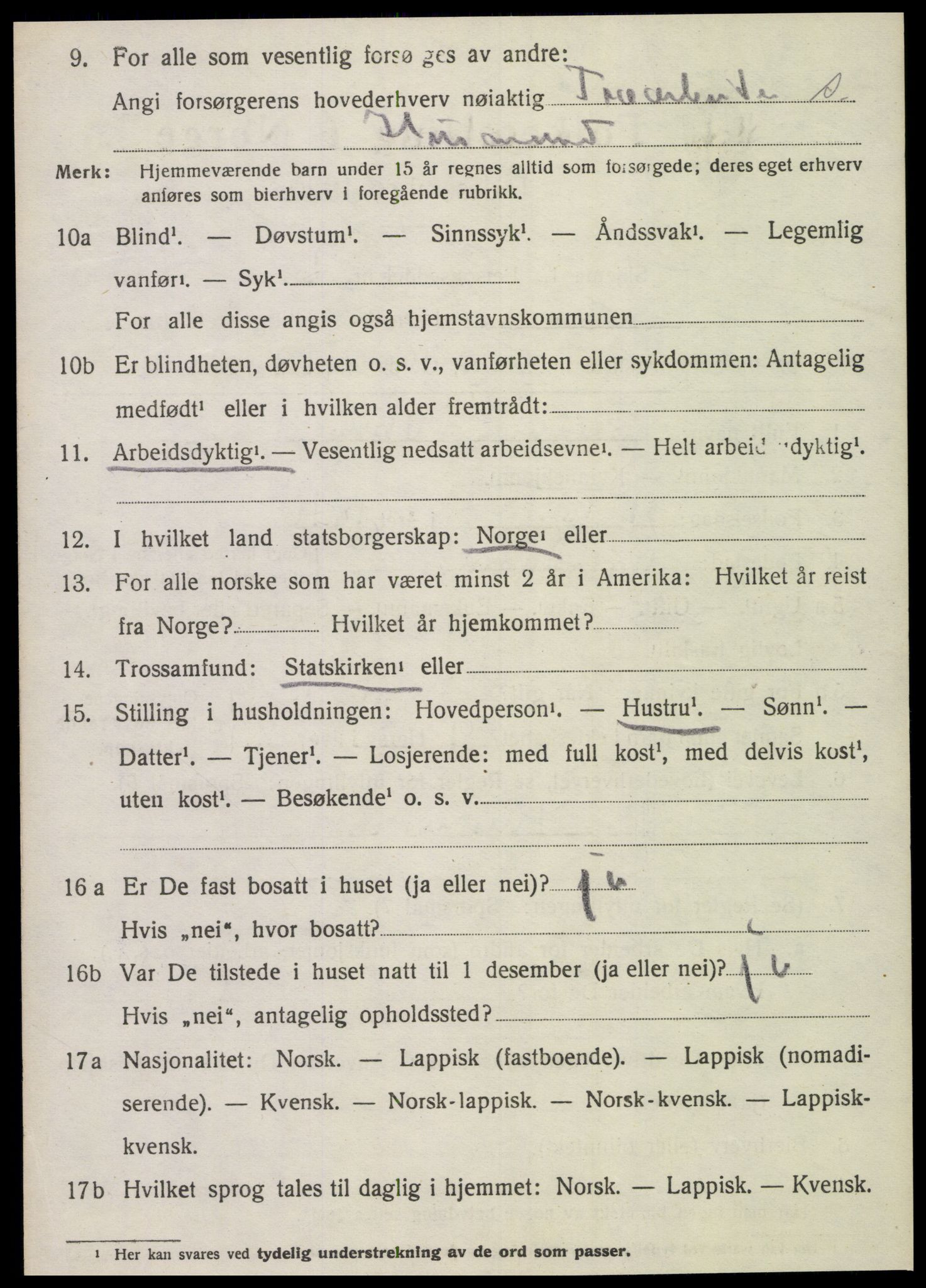 SAT, Folketelling 1920 for 1731 Sparbu herred, 1920, s. 6786