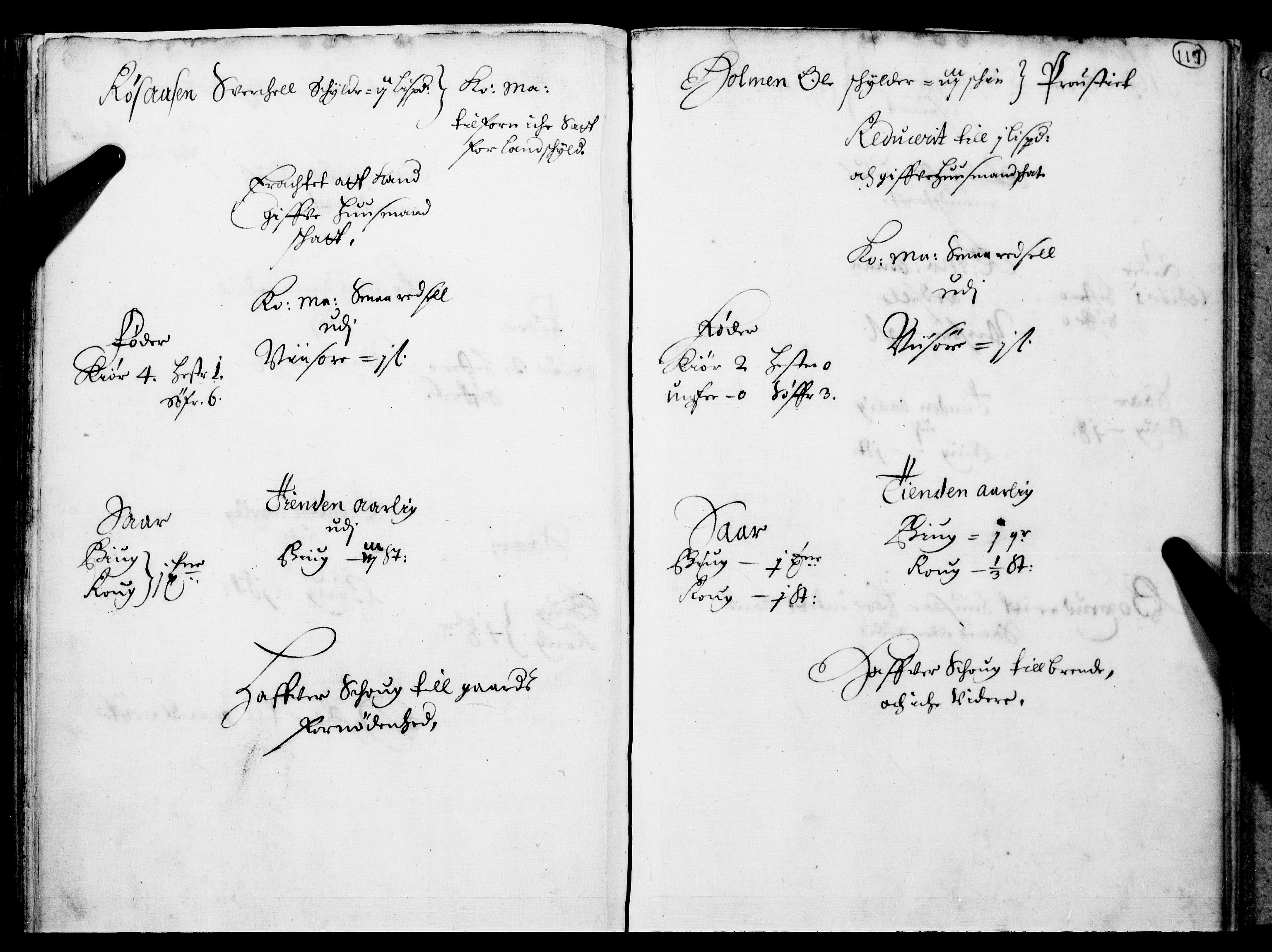 Rentekammeret inntil 1814, Realistisk ordnet avdeling, RA/EA-4070/N/Nb/Nba/L0016: Hadeland og Valdres fogderi, 1. del, 1667, s. 116b-117a