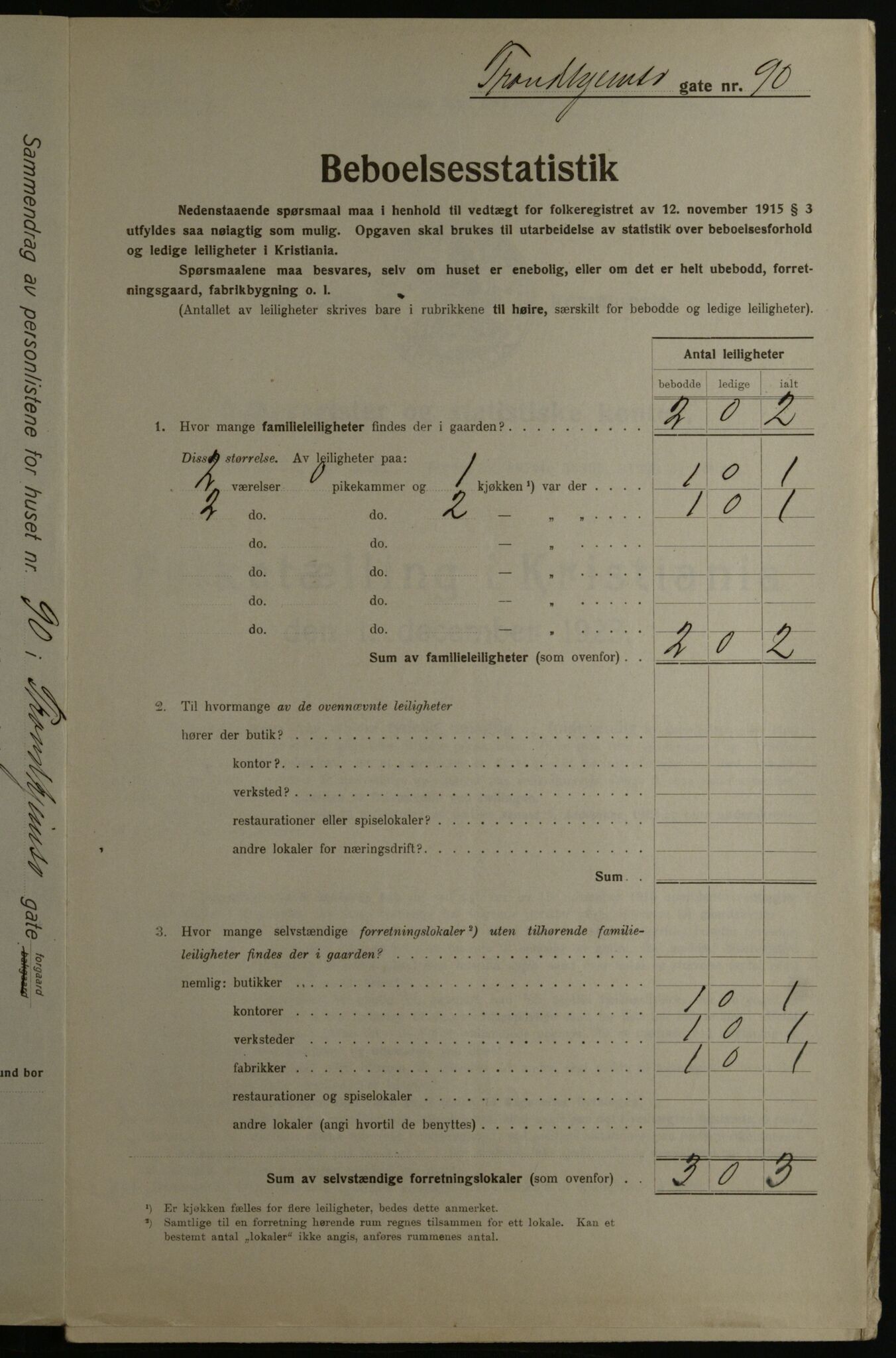 OBA, Kommunal folketelling 1.12.1923 for Kristiania, 1923, s. 128965