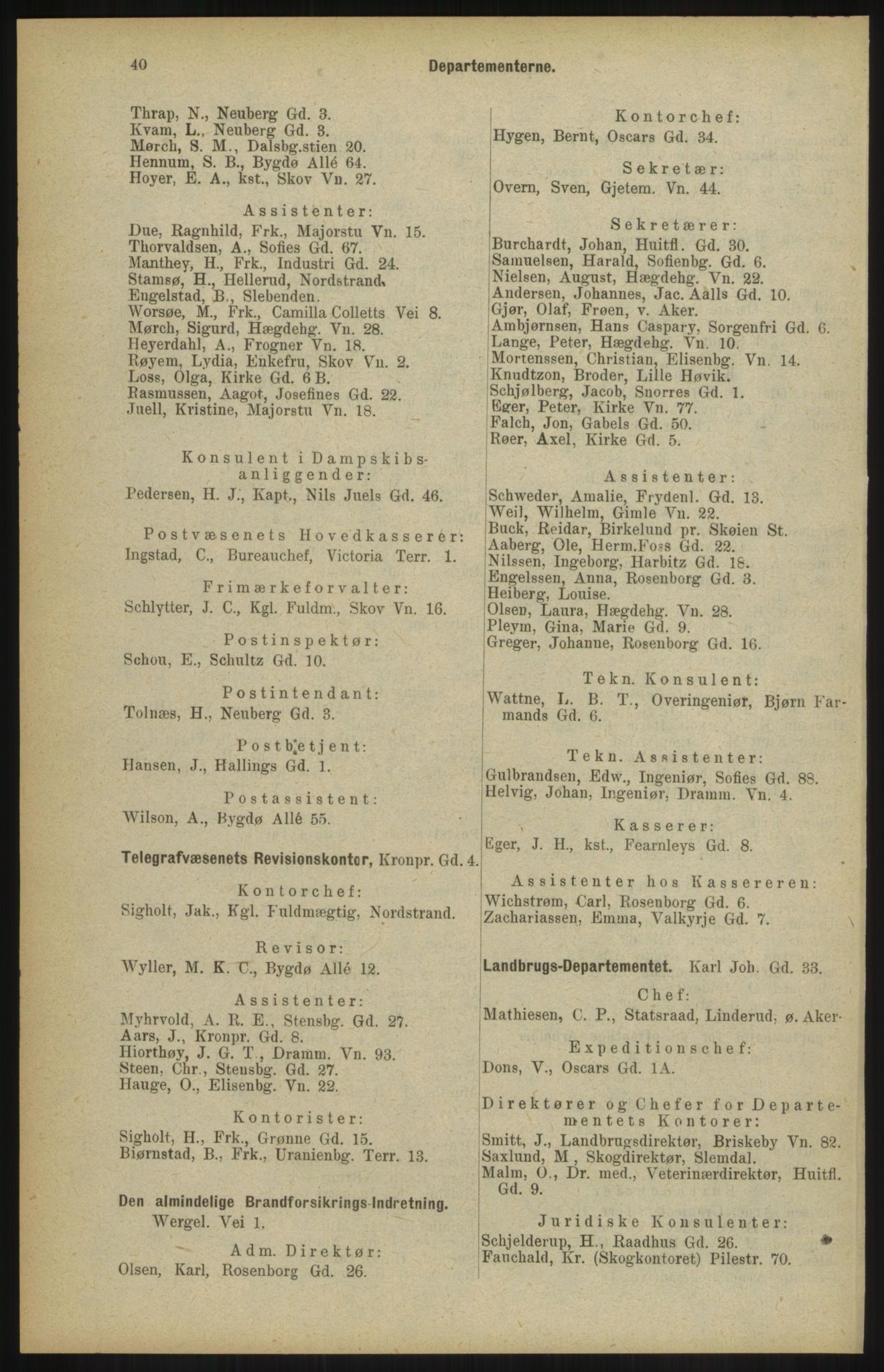 Kristiania/Oslo adressebok, PUBL/-, 1904, s. 40