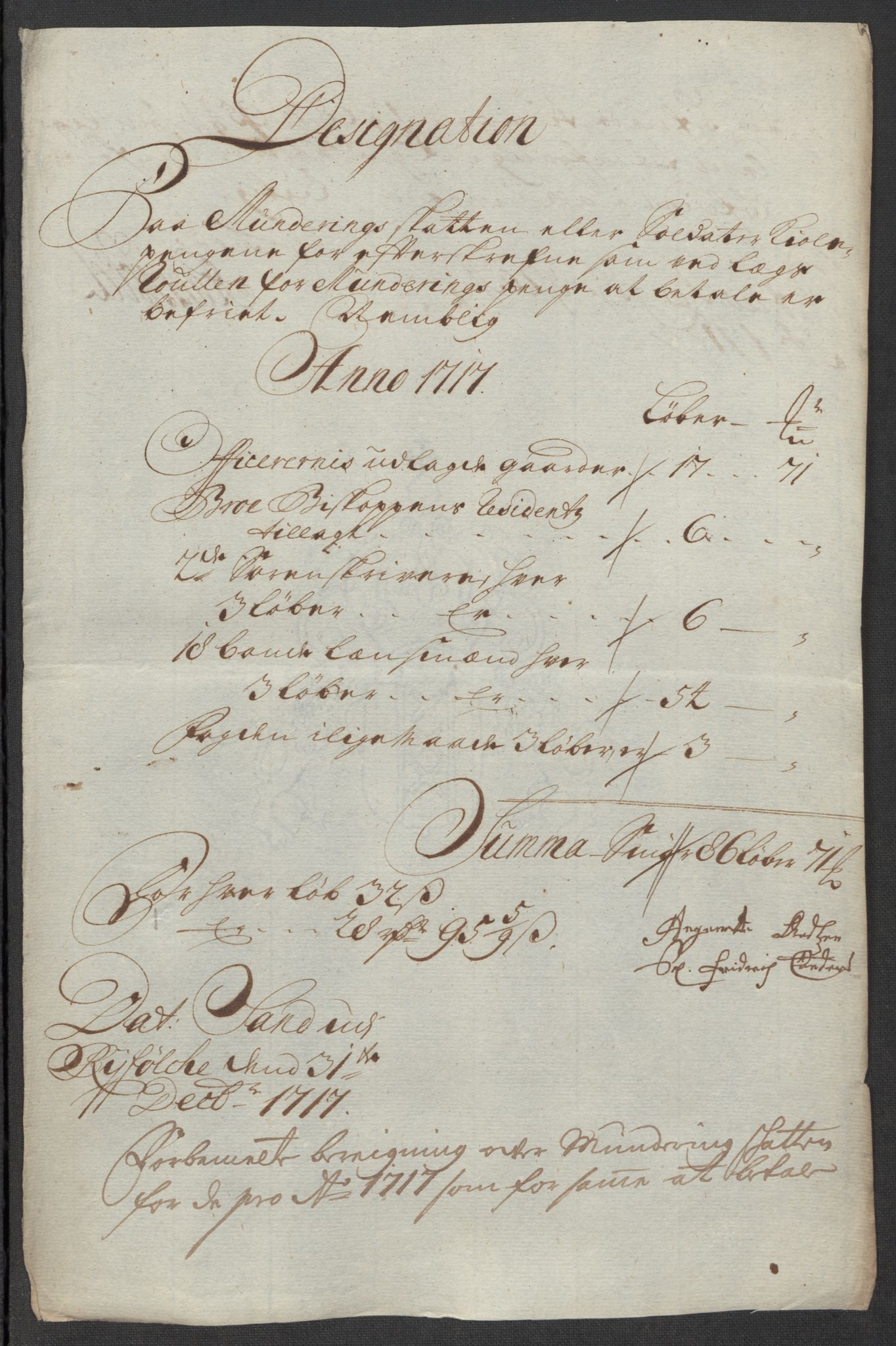 Rentekammeret inntil 1814, Reviderte regnskaper, Fogderegnskap, AV/RA-EA-4092/R47/L2870: Fogderegnskap Ryfylke, 1717, s. 327