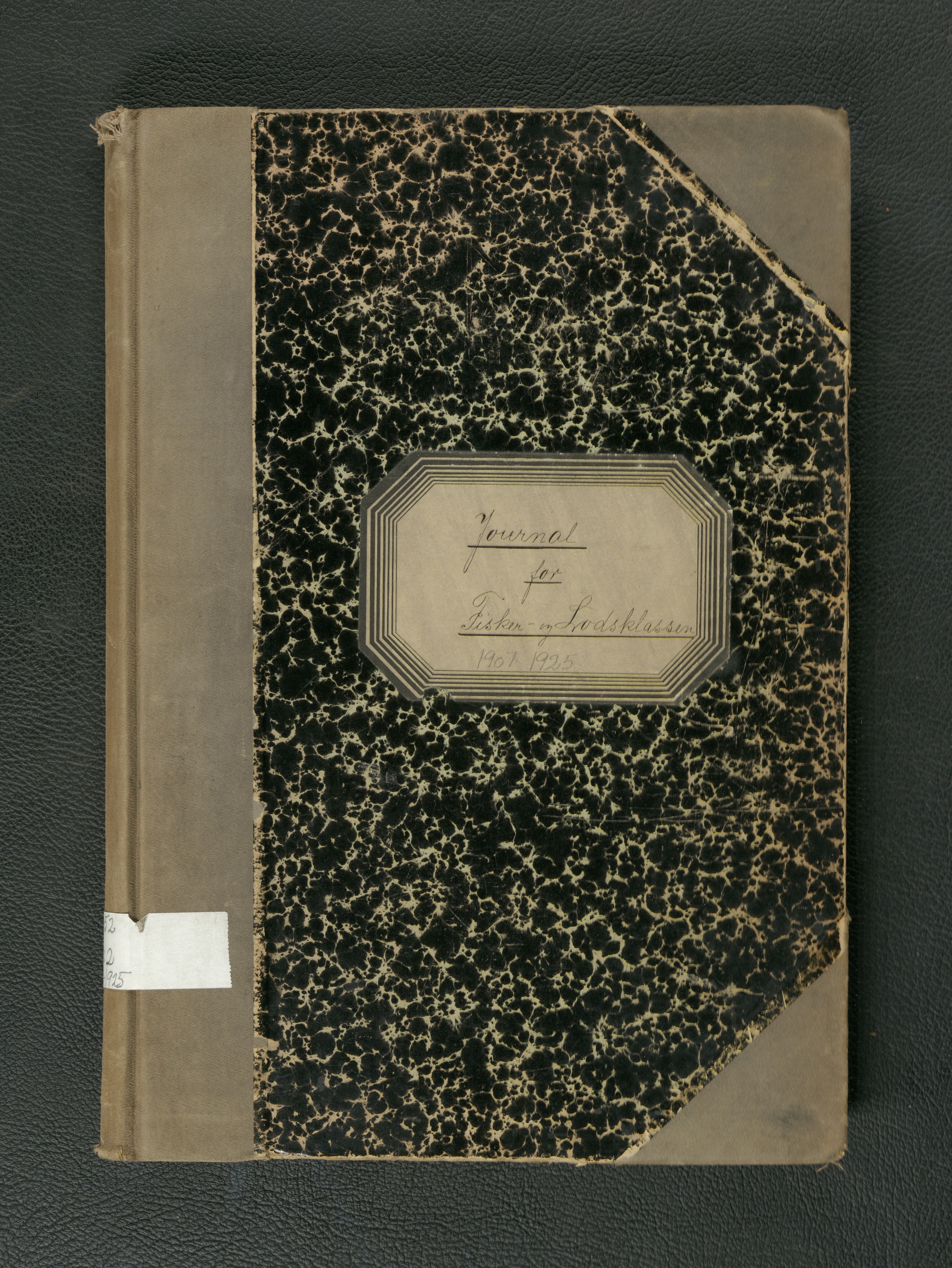 Bergen Sjømannsskole, BBA/A-2352/J/Je/L0002: Elevjournal for fisker- og losklassen, 1907-1925