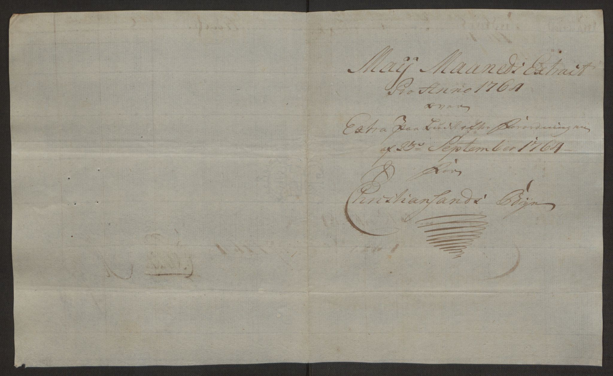 Rentekammeret inntil 1814, Reviderte regnskaper, Byregnskaper, AV/RA-EA-4066/R/Rm/L0265/0001: [M6] Kontribusjonsregnskap / Ekstraskatt, 1762-1764, s. 322