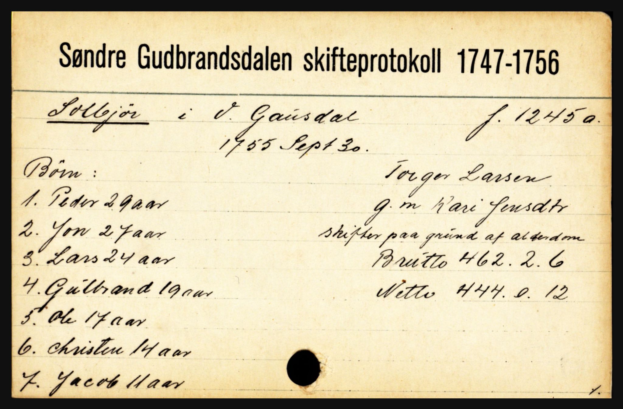 Sør-Gudbrandsdal tingrett, SAH/TING-004/J, 1658-1885, s. 11507