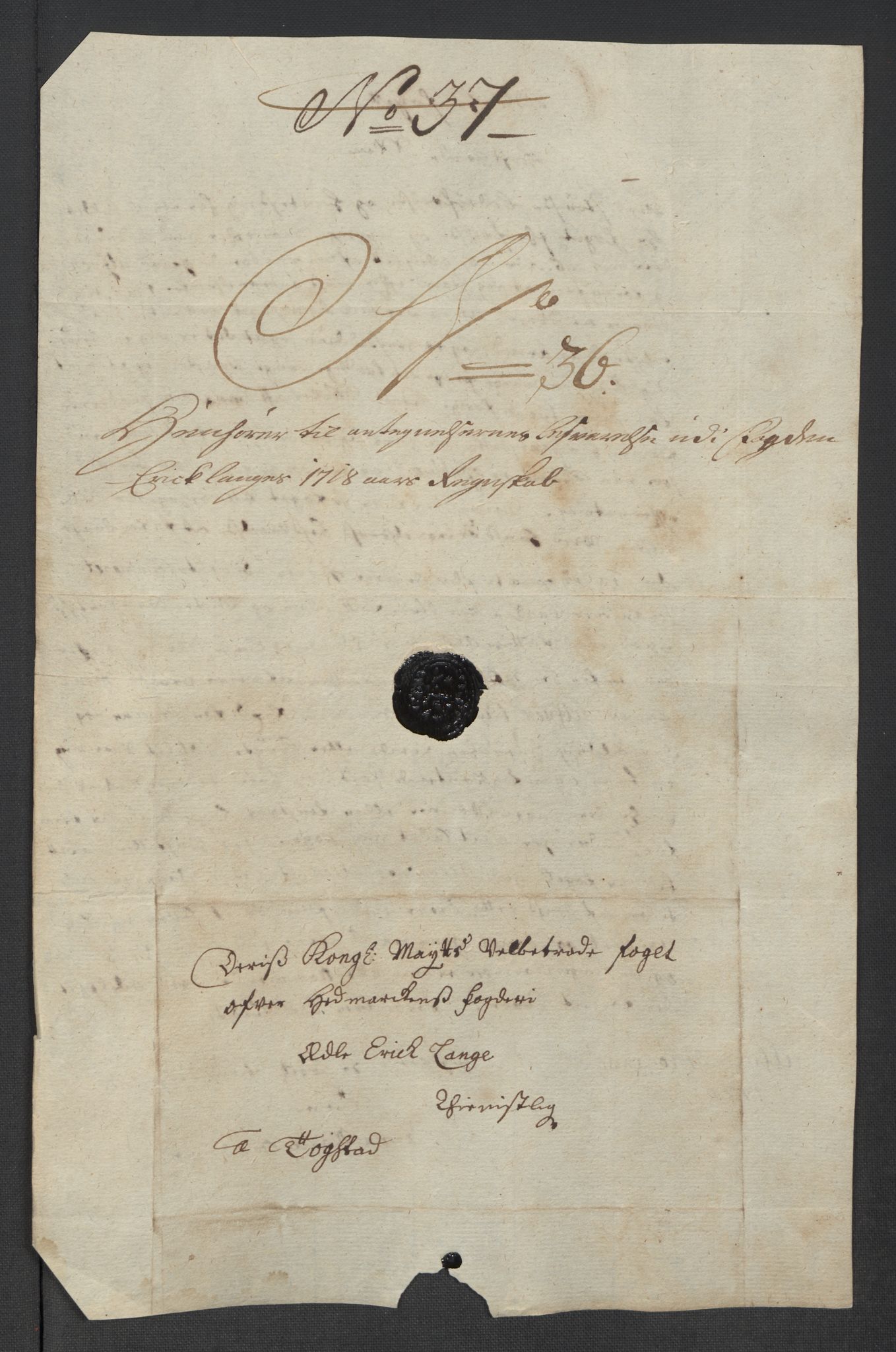 Rentekammeret inntil 1814, Reviderte regnskaper, Fogderegnskap, AV/RA-EA-4092/R16/L1057: Fogderegnskap Hedmark, 1718, s. 551