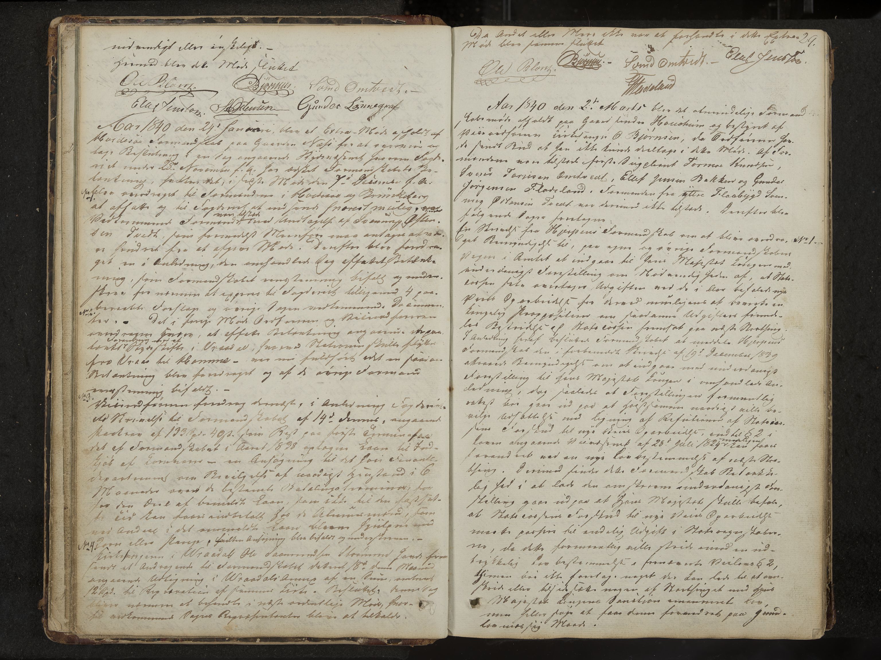 Kviteseid formannskap og sentraladministrasjon, IKAK/0829021/A/Aa/L0001: Møtebok med register, 1837-1866, s. 29