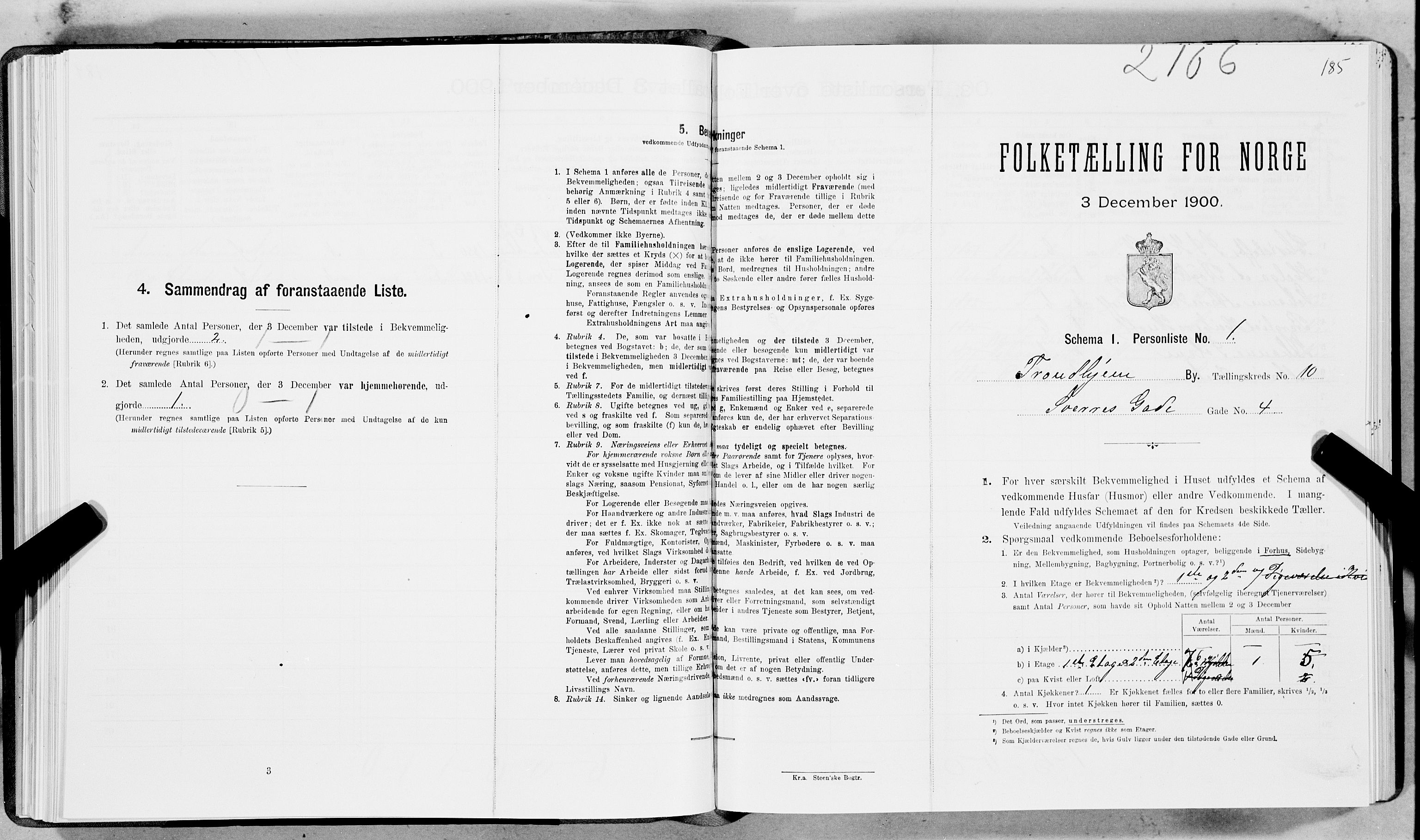 SAT, Folketelling 1900 for 1601 Trondheim kjøpstad, 1900, s. 1670