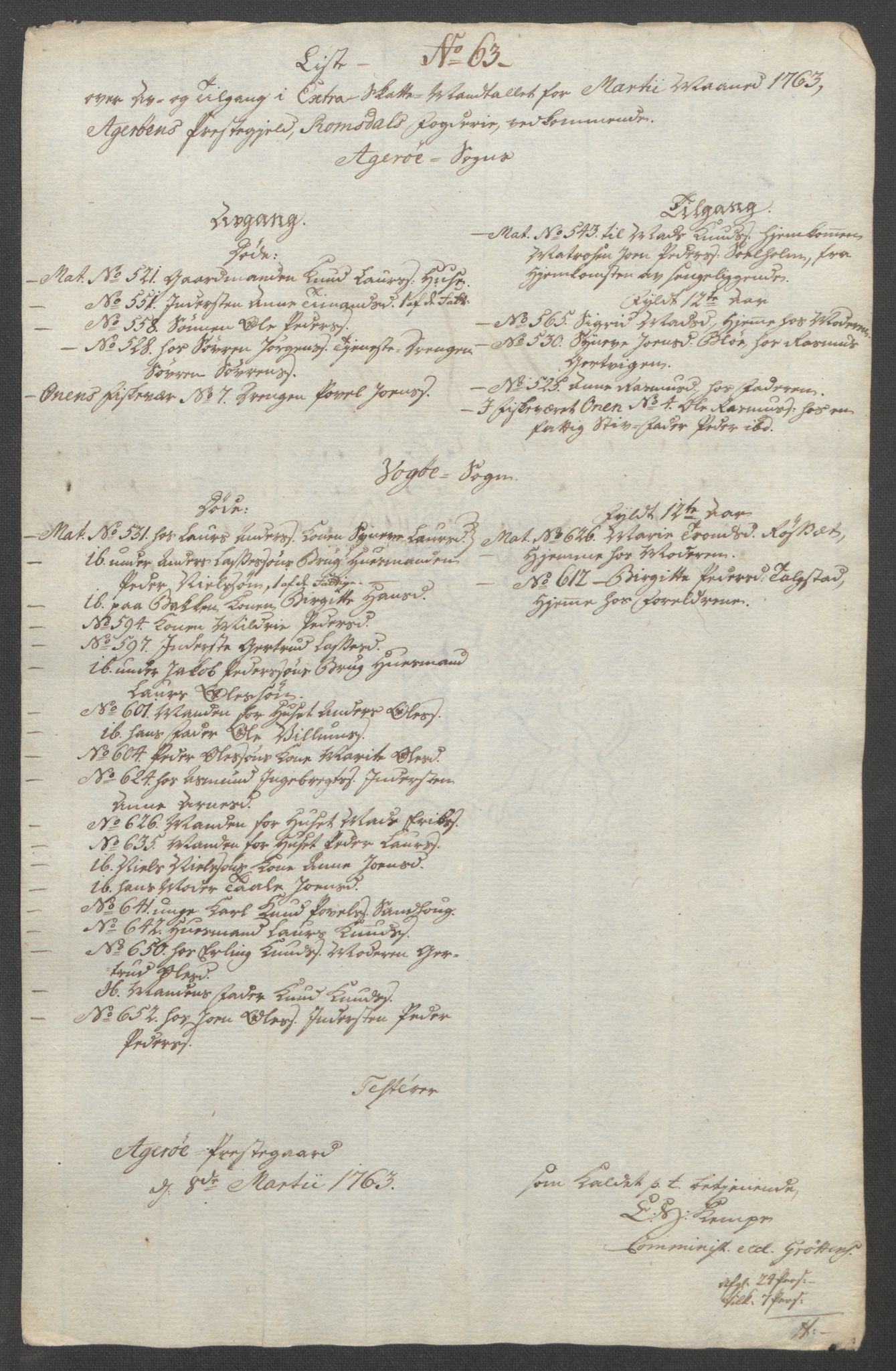 Rentekammeret inntil 1814, Reviderte regnskaper, Fogderegnskap, RA/EA-4092/R55/L3730: Ekstraskatten Romsdal, 1762-1763, s. 495