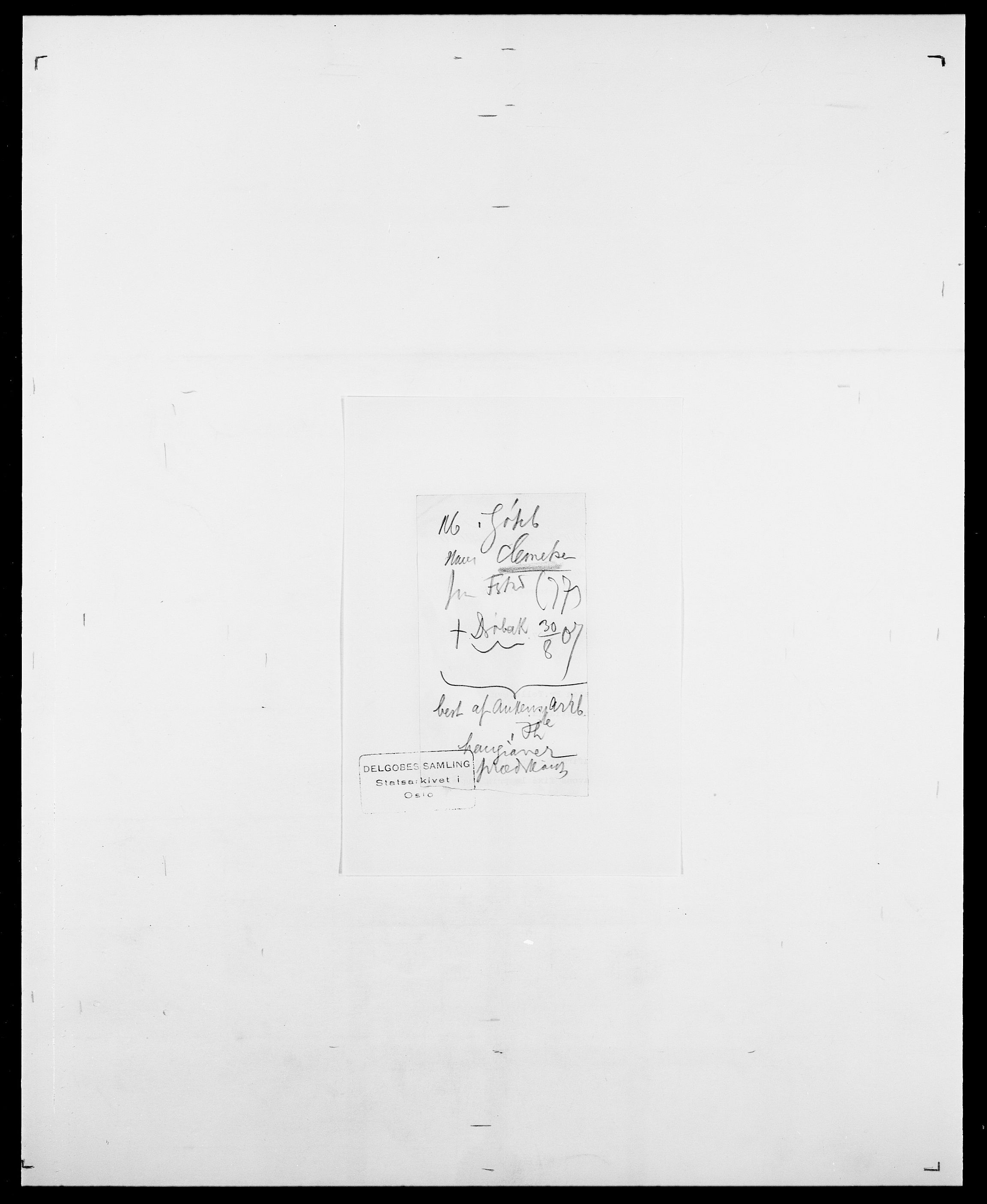 Delgobe, Charles Antoine - samling, SAO/PAO-0038/D/Da/L0008: Capjon - Dagenbolt, s. 367