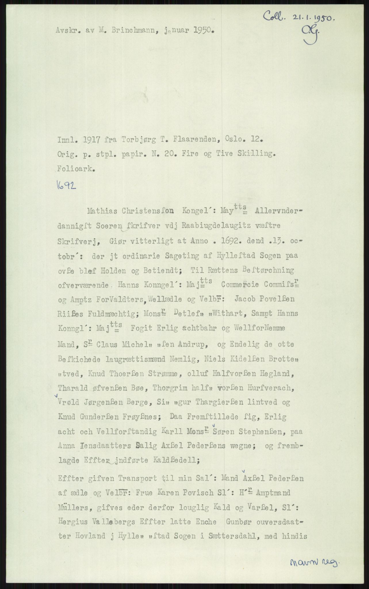 Samlinger til kildeutgivelse, Diplomavskriftsamlingen, AV/RA-EA-4053/H/Ha, s. 1976