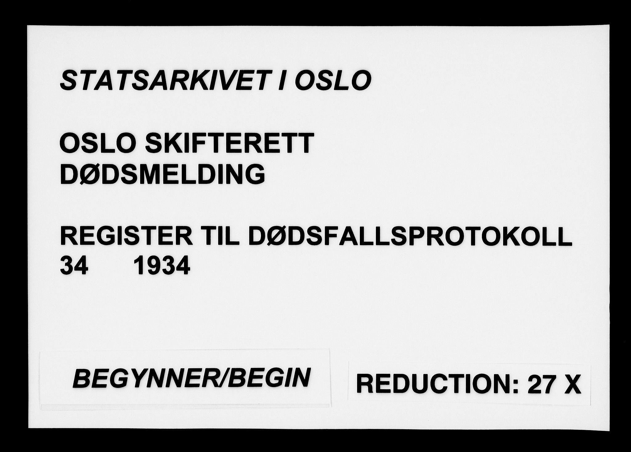 Oslo skifterett, SAO/A-10383/F/Fa/Faa/L0034: Navneregister, 1934