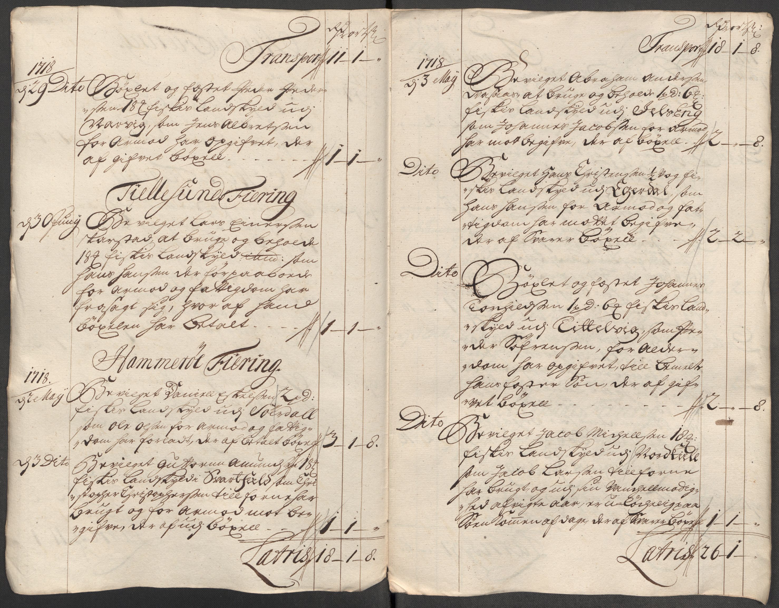 Rentekammeret inntil 1814, Reviderte regnskaper, Fogderegnskap, AV/RA-EA-4092/R66/L4588: Fogderegnskap Salten, 1718, s. 257