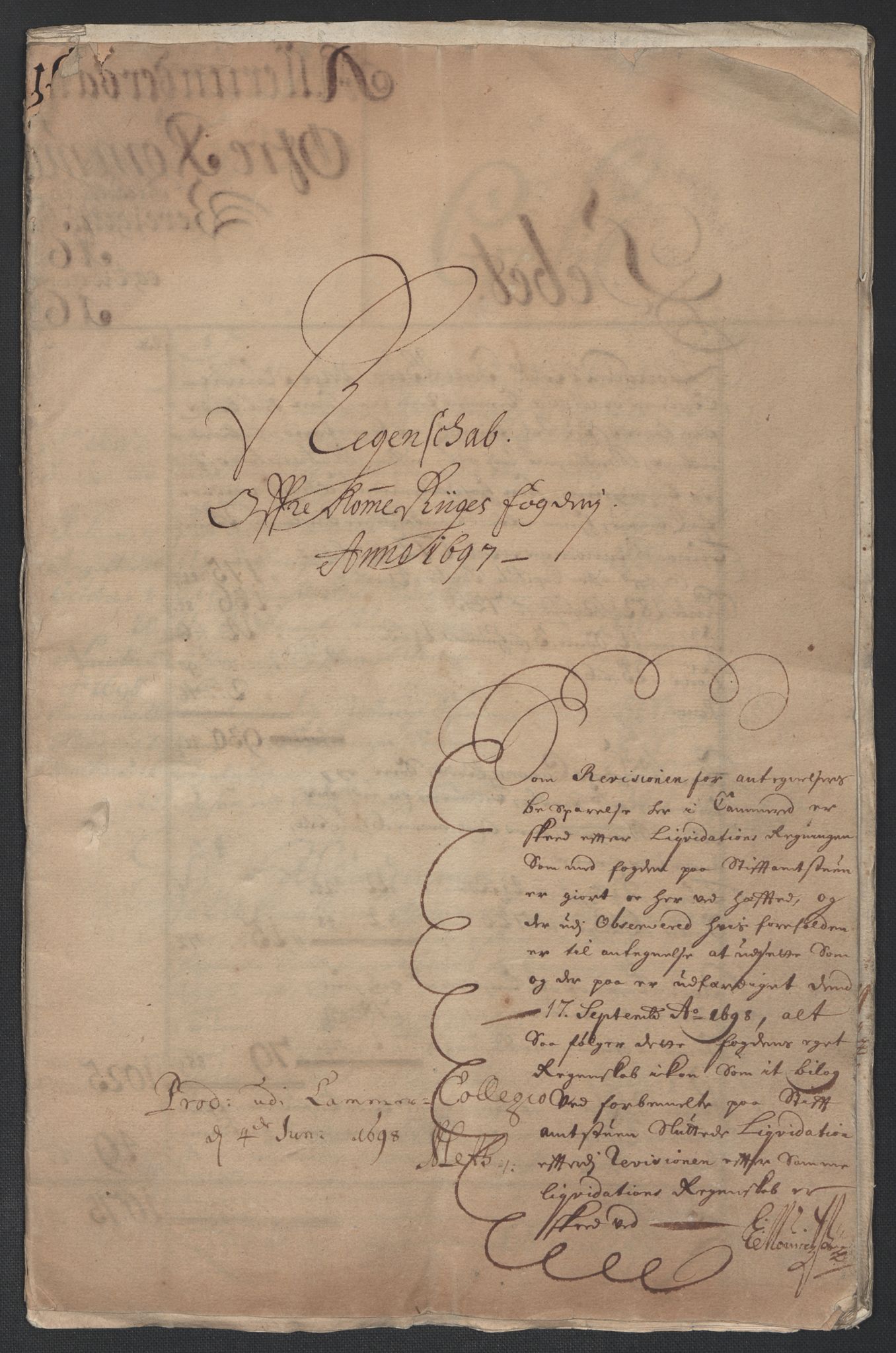 Rentekammeret inntil 1814, Reviderte regnskaper, Fogderegnskap, RA/EA-4092/R12/L0709: Fogderegnskap Øvre Romerike, 1697, s. 5