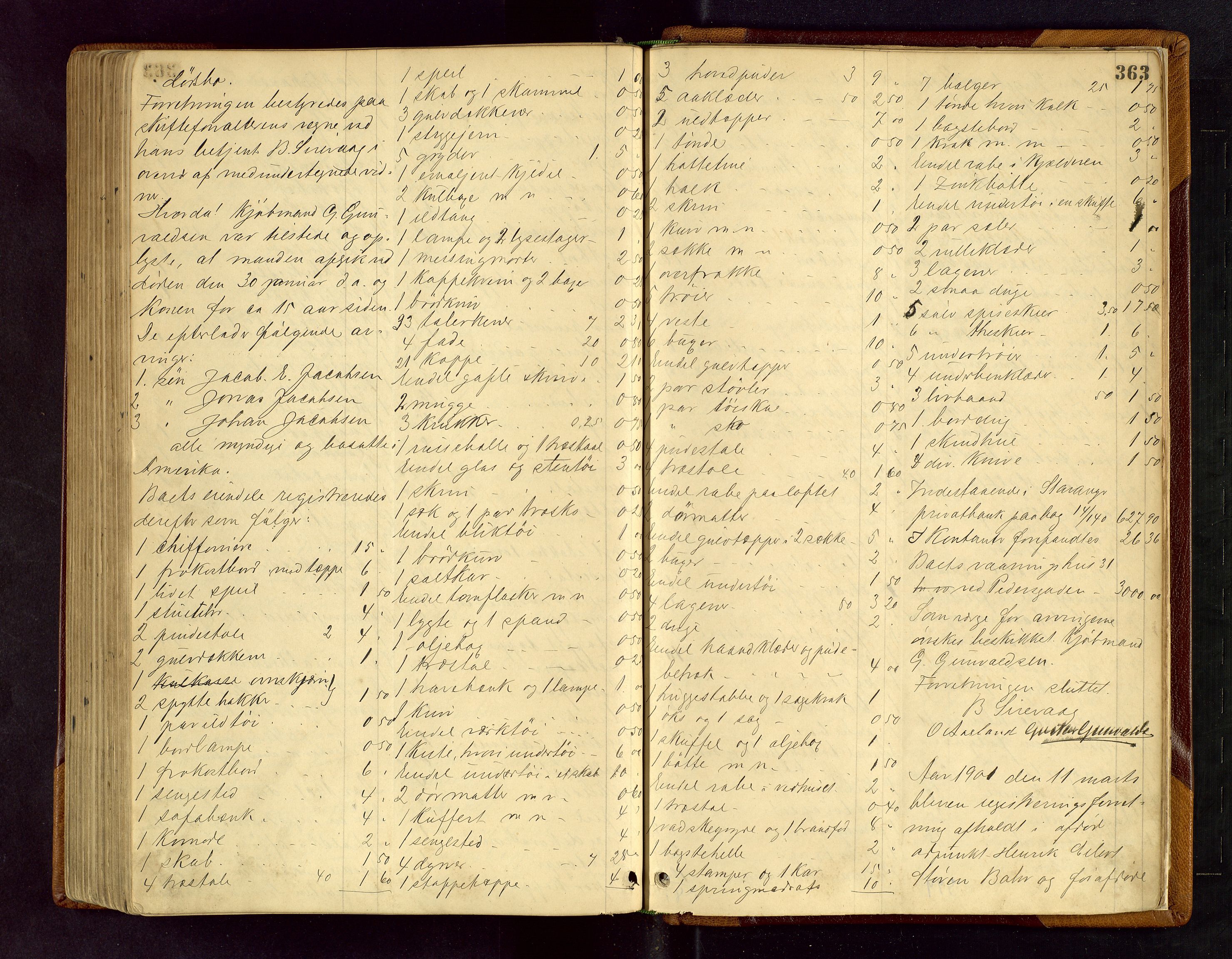Stavanger skifteforvalter, AV/SAST-A-101412/001/5/53/533BA/L0001: Registreringsprotokoll, 1882-1902, s. 363