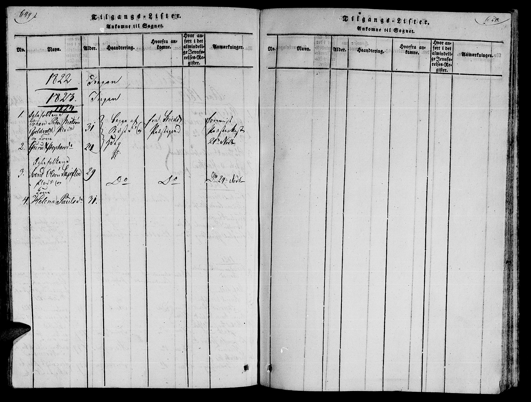 Ministerialprotokoller, klokkerbøker og fødselsregistre - Nord-Trøndelag, SAT/A-1458/735/L0333: Ministerialbok nr. 735A04 /2, 1816-1825, s. 649-650