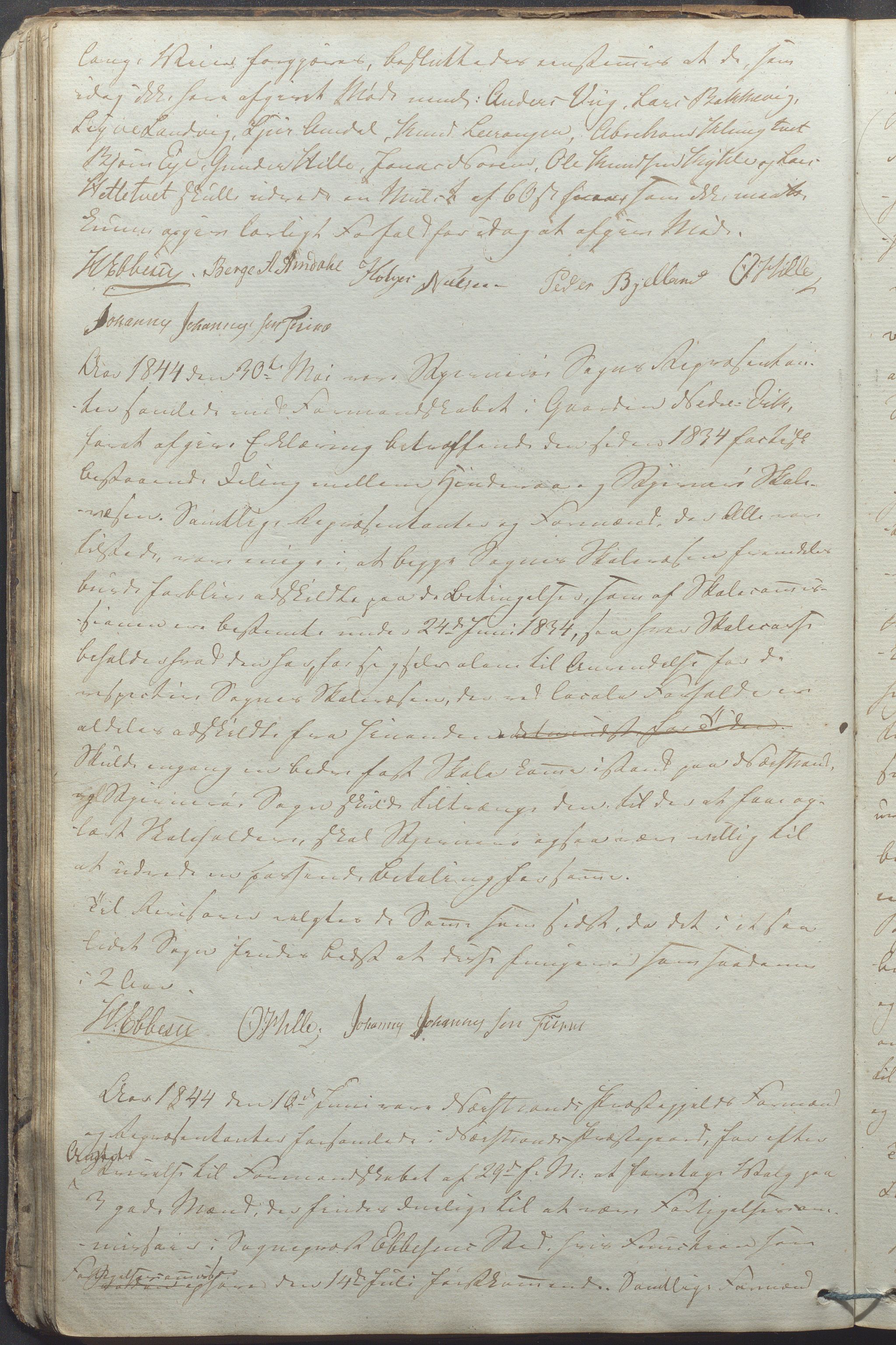 Nedstrand kommune - Formannskapet, IKAR/K-100244/A/Aa/L0001: Møtebok, 1837-1875, s. 49b