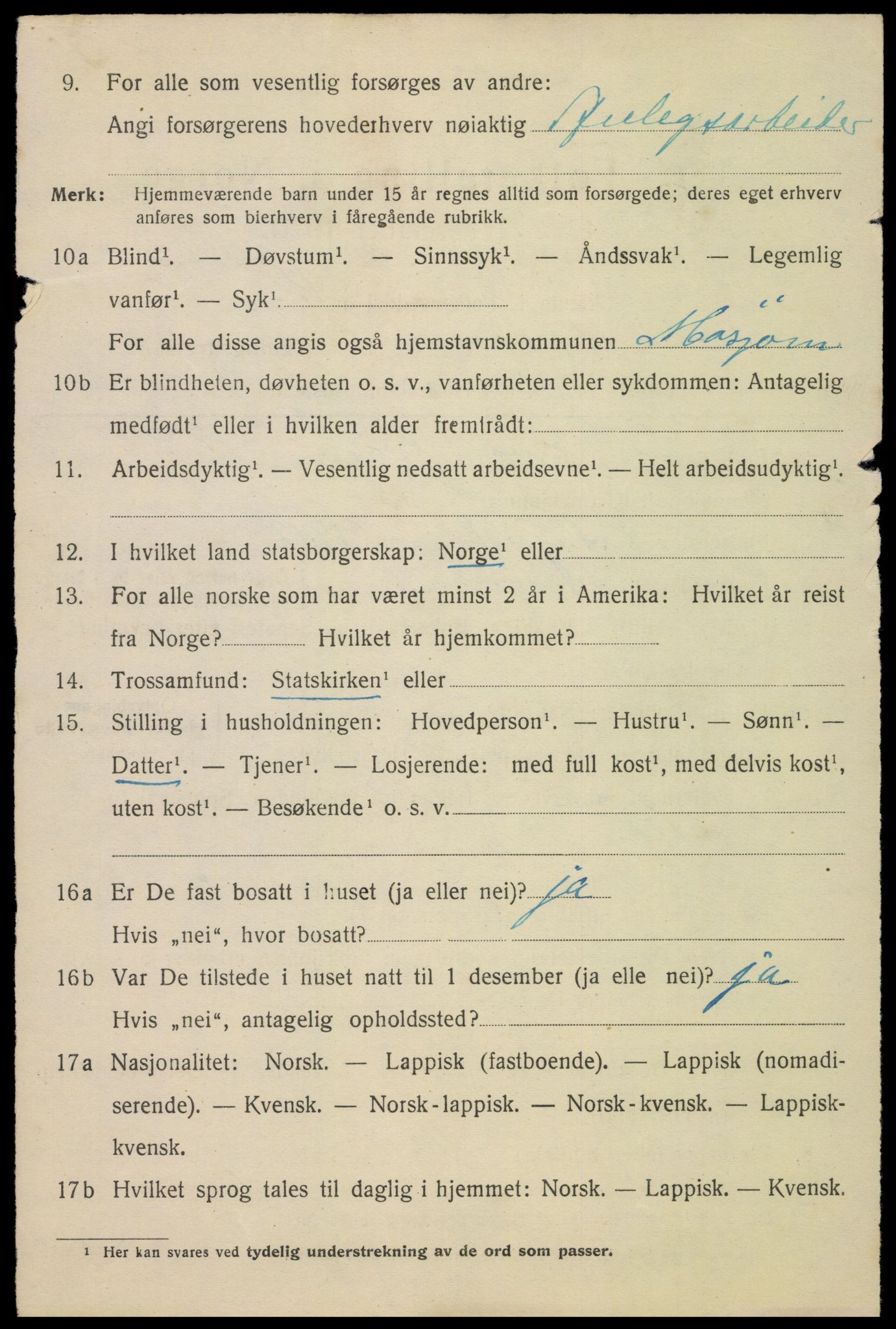 SAT, Folketelling 1920 for 1802 Mosjøen ladested, 1920, s. 1683
