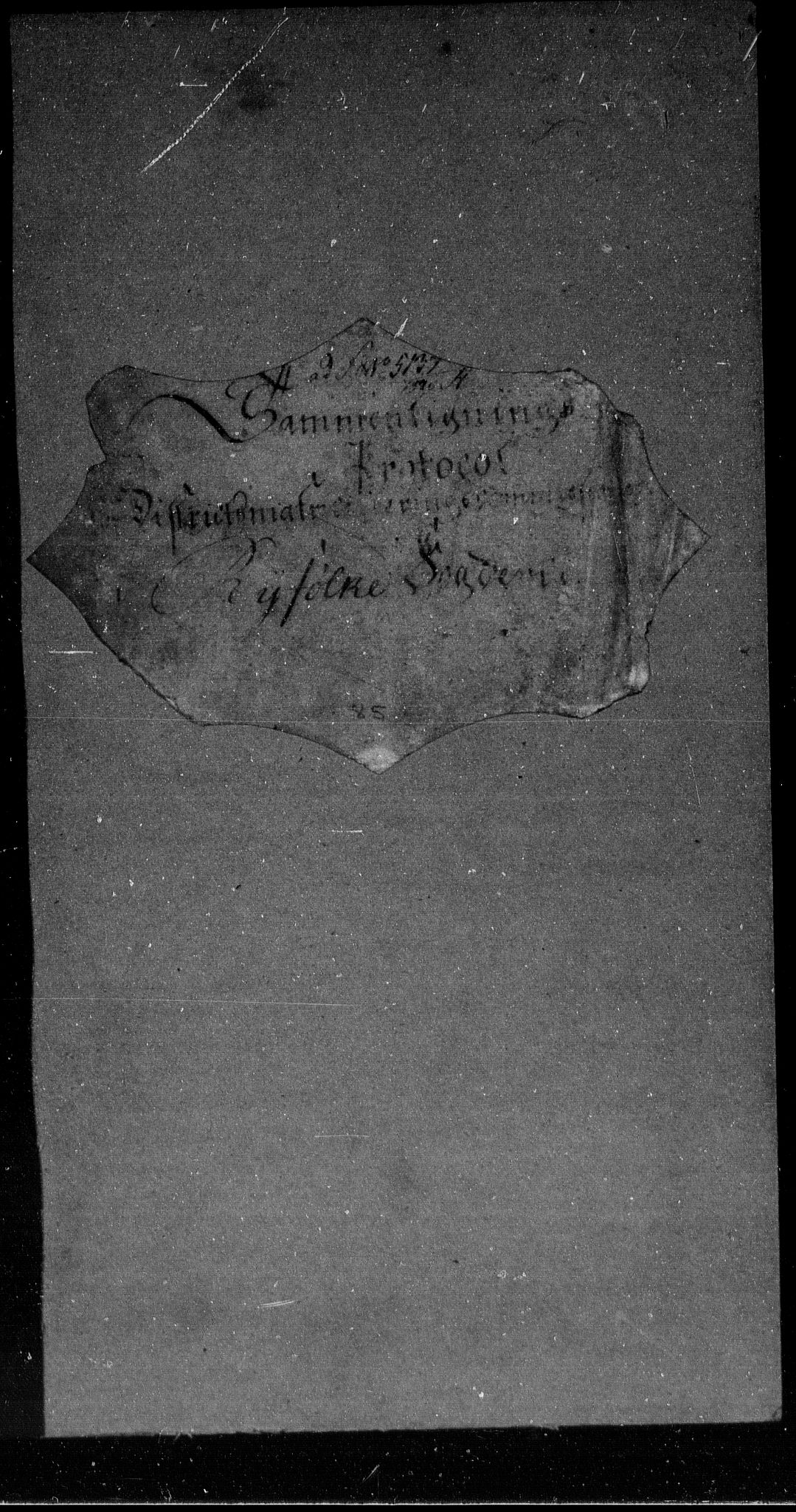 Hovedmatrikkelkommisjonen, AV/RA-S-1529, 1819-1831