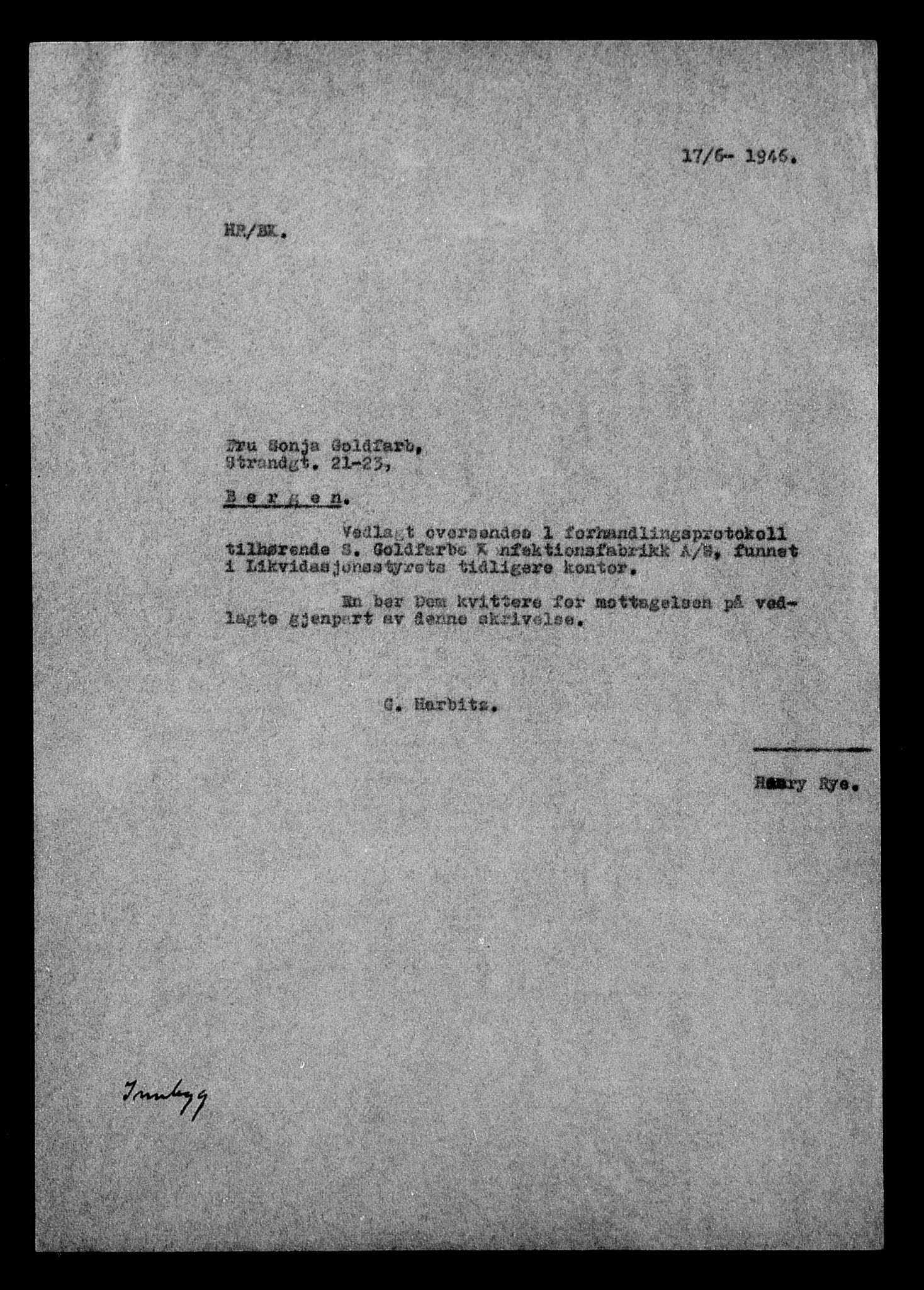 Justisdepartementet, Tilbakeføringskontoret for inndratte formuer, AV/RA-S-1564/H/Hc/Hcd/L0996: --, 1945-1947, s. 145