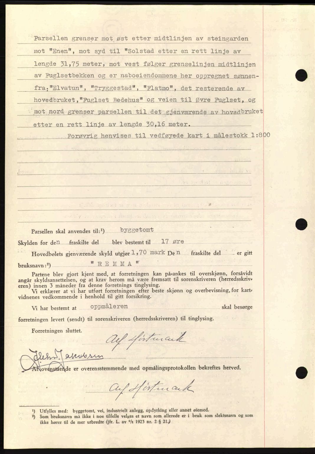 Romsdal sorenskriveri, AV/SAT-A-4149/1/2/2C: Pantebok nr. A10, 1941-1941, Dagboknr: 1015/1941