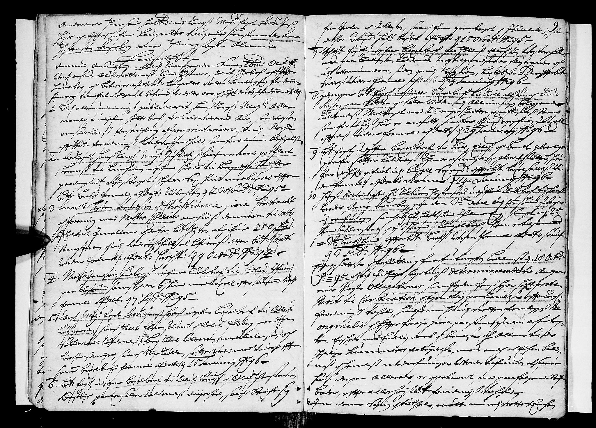 Solør og Østerdalen sorenskriveri, AV/SAH-TING-024/G/Gb/L0034: Tingbok, 1696, s. 8b-9a