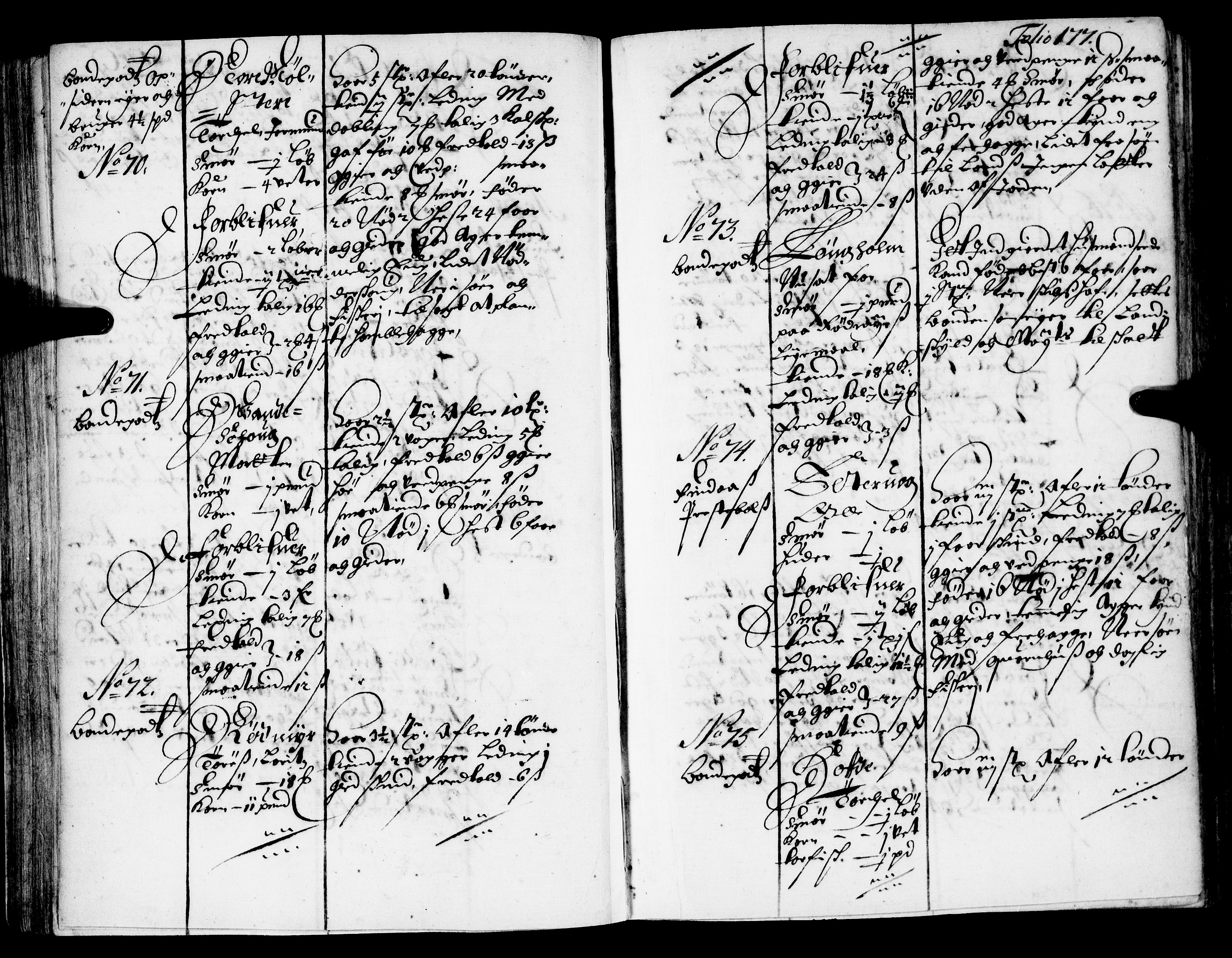 Rentekammeret inntil 1814, Realistisk ordnet avdeling, AV/RA-EA-4070/N/Nb/Nba/L0035: Sunnhordland fogderi, 2. del, 1667, s. 176b-177a
