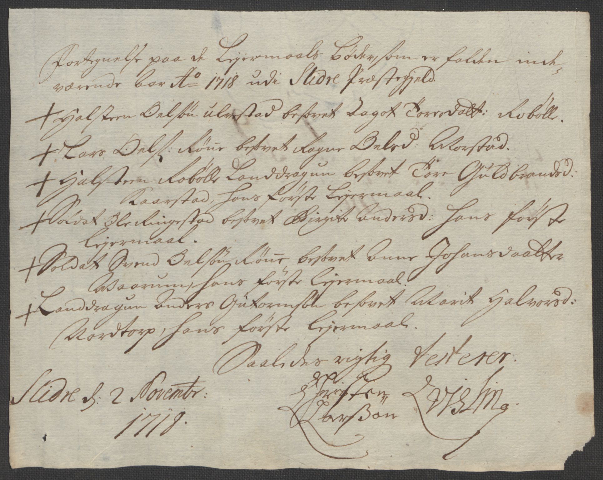 Rentekammeret inntil 1814, Reviderte regnskaper, Fogderegnskap, RA/EA-4092/R18/L1320: Fogderegnskap Hadeland, Toten og Valdres, 1718, s. 102