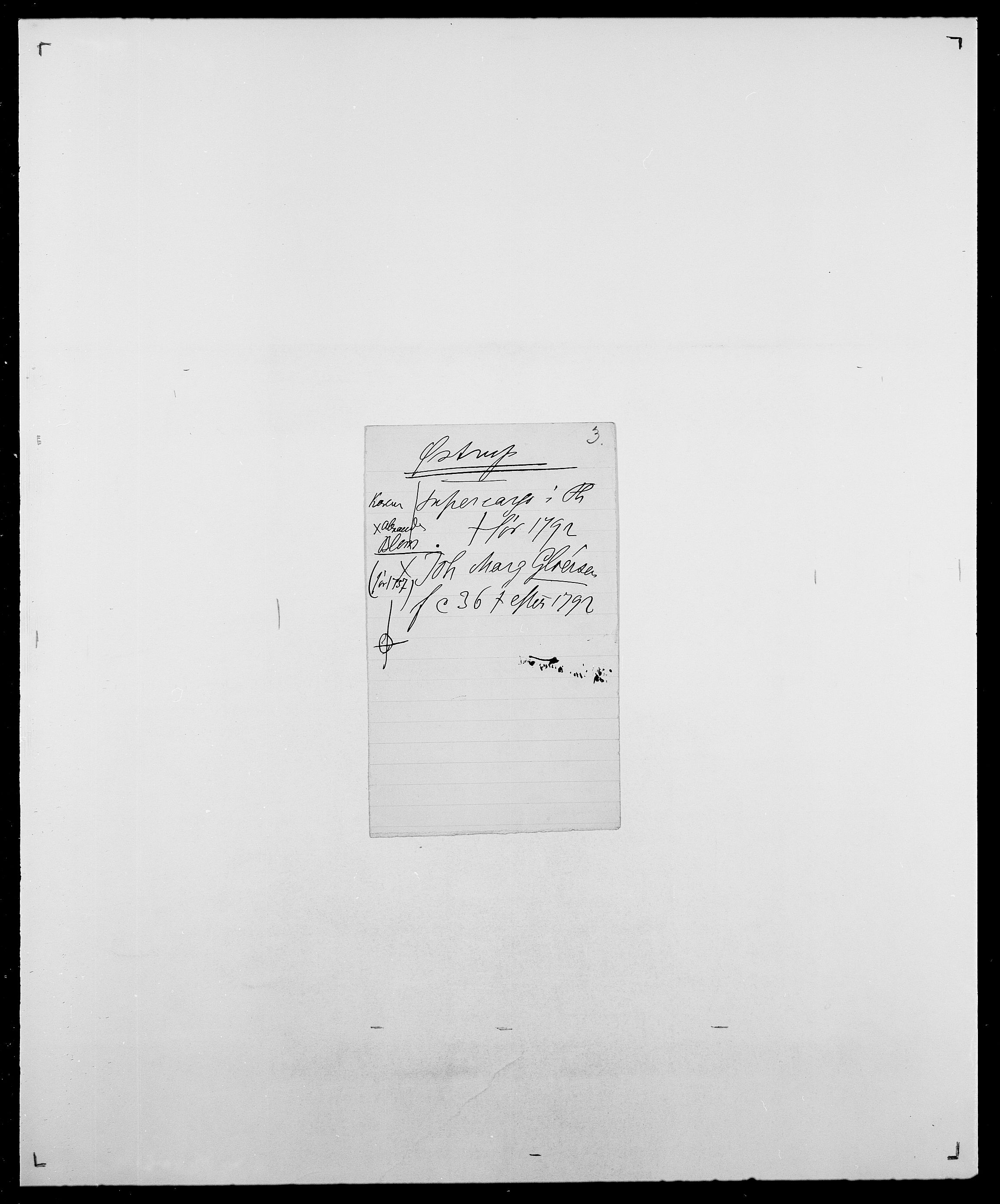 Delgobe, Charles Antoine - samling, SAO/PAO-0038/D/Da/L0043: Wulfsberg - v. Zanten, s. 372