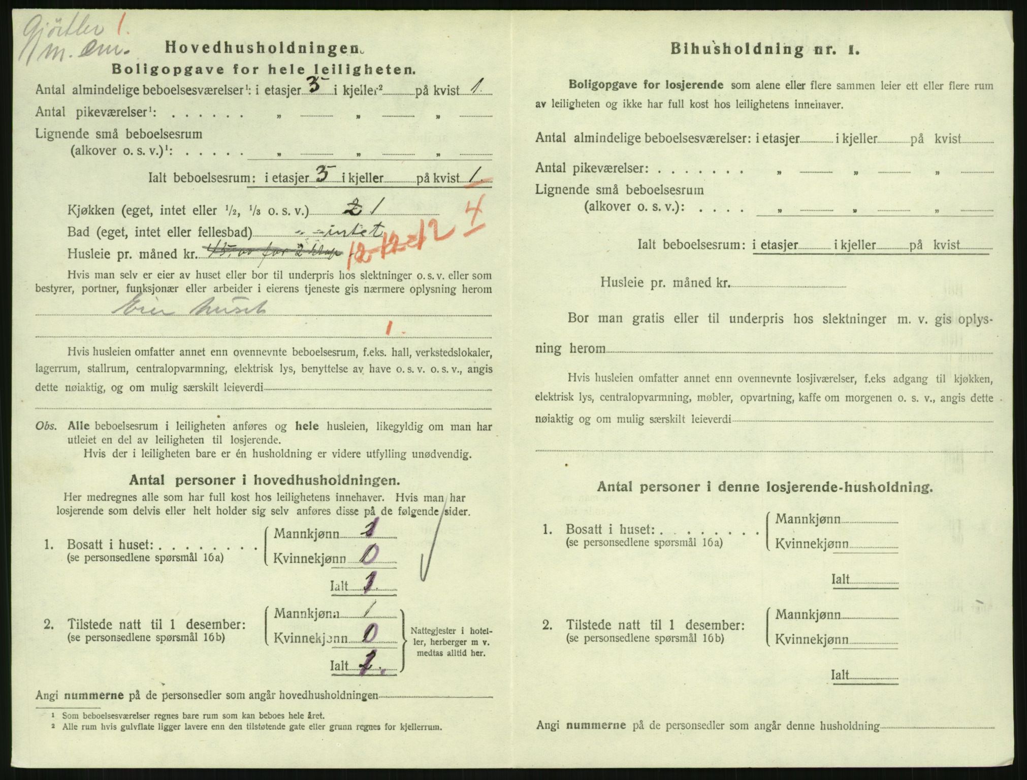 SAH, Folketelling 1920 for 0501 Lillehammer kjøpstad, 1920, s. 3293