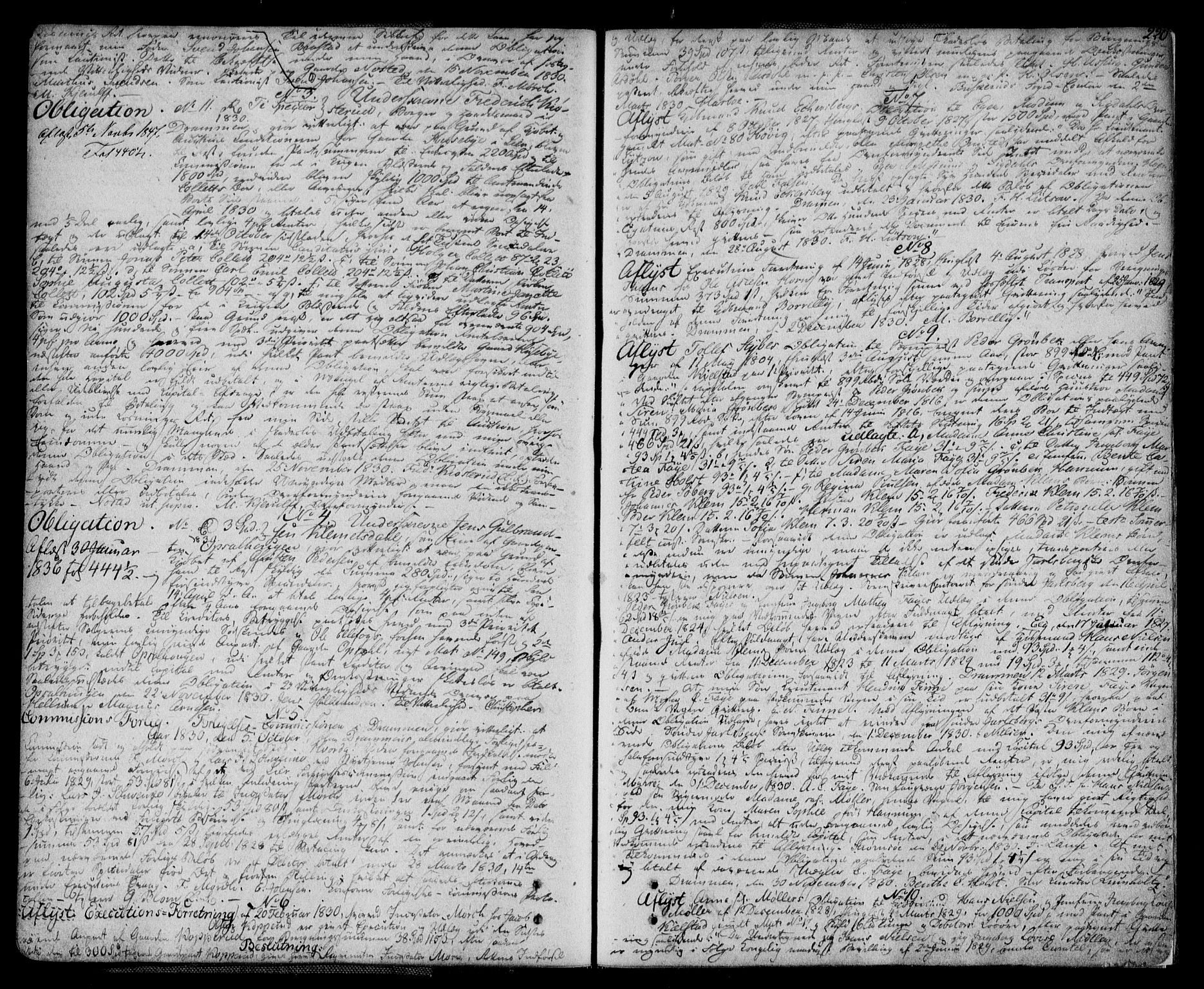 Lier, Røyken og Hurum sorenskriveri, SAKO/A-89/G/Ga/Gab/L0003a: Pantebok nr. 3a, 1825-1835, s. 220