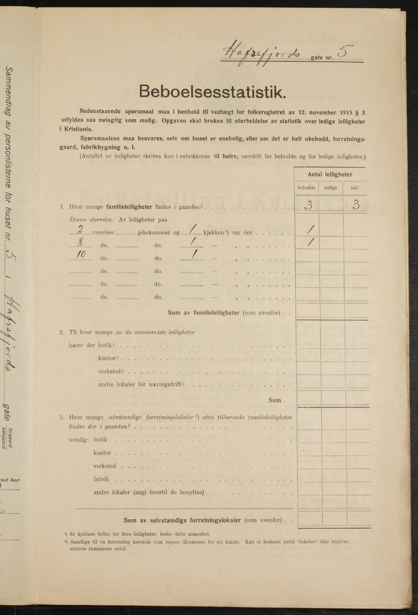 OBA, Kommunal folketelling 1.2.1916 for Kristiania, 1916, s. 33858