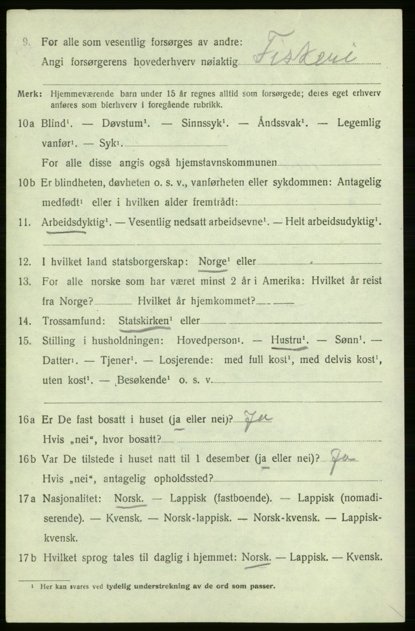 SATØ, Folketelling 1920 for 2018 Måsøy herred, 1920, s. 1169