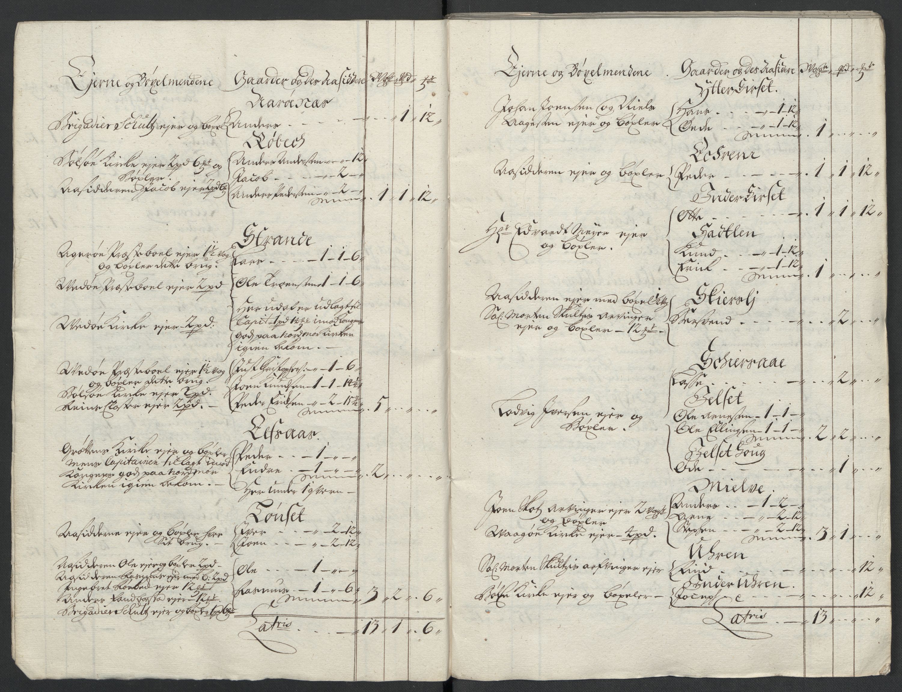Rentekammeret inntil 1814, Reviderte regnskaper, Fogderegnskap, RA/EA-4092/R55/L3658: Fogderegnskap Romsdal, 1707-1708, s. 18
