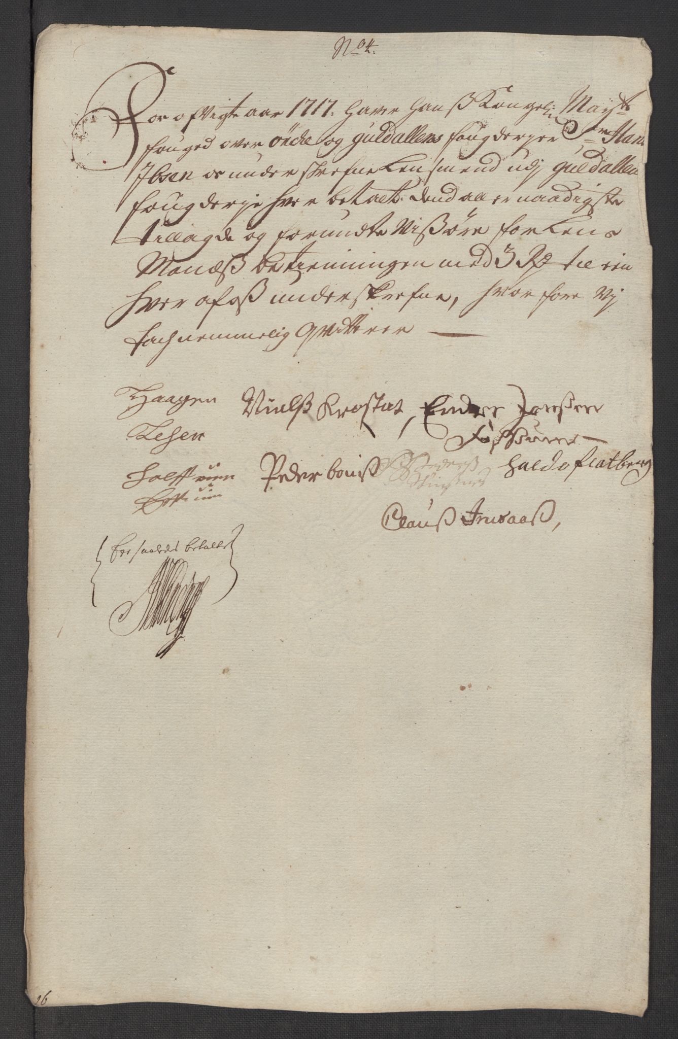 Rentekammeret inntil 1814, Reviderte regnskaper, Fogderegnskap, AV/RA-EA-4092/R60/L3969: Fogderegnskap Orkdal og Gauldal, 1717, s. 536