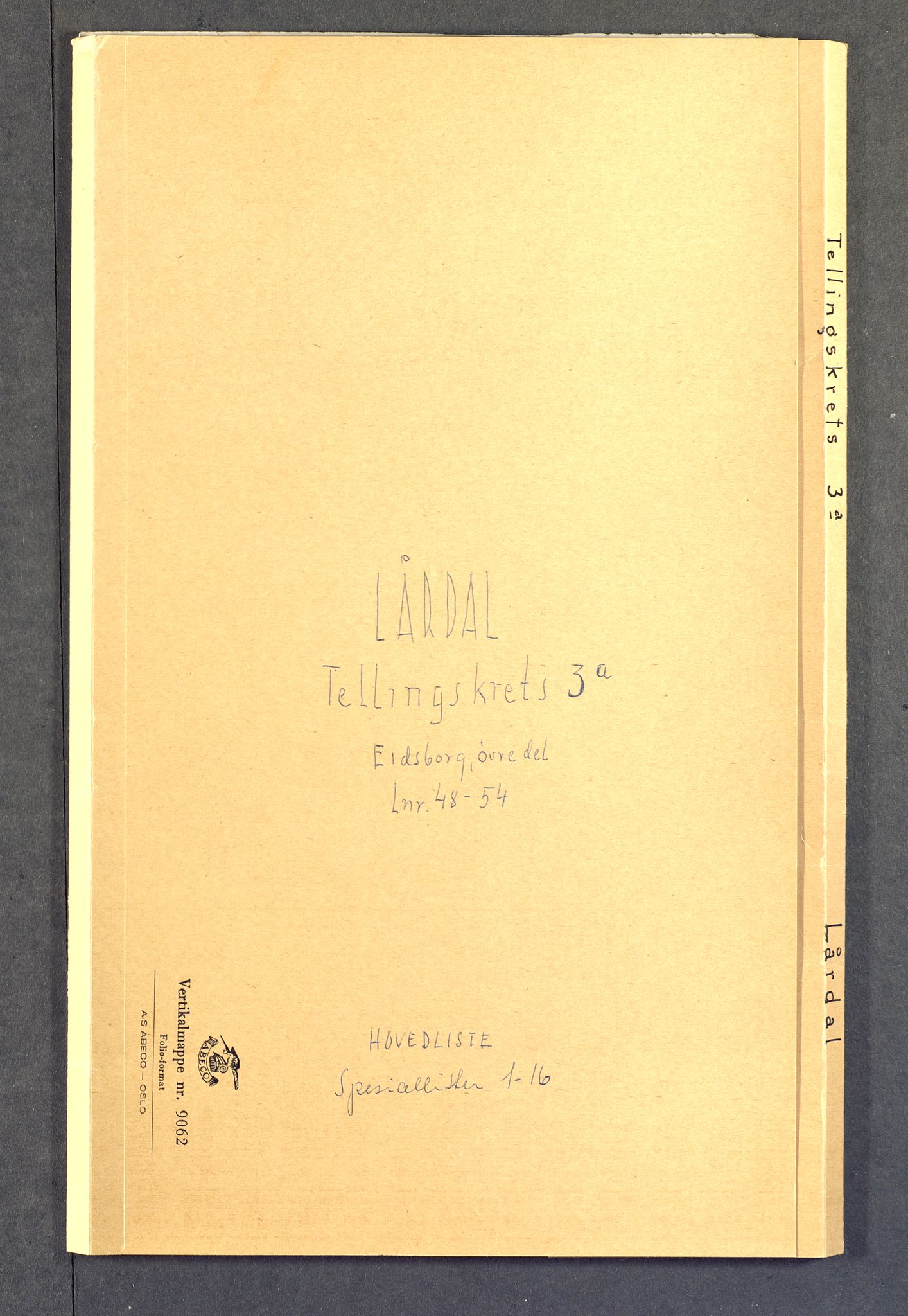 SAKO, Folketelling 1875 for 0833P Lårdal prestegjeld, 1875, s. 9