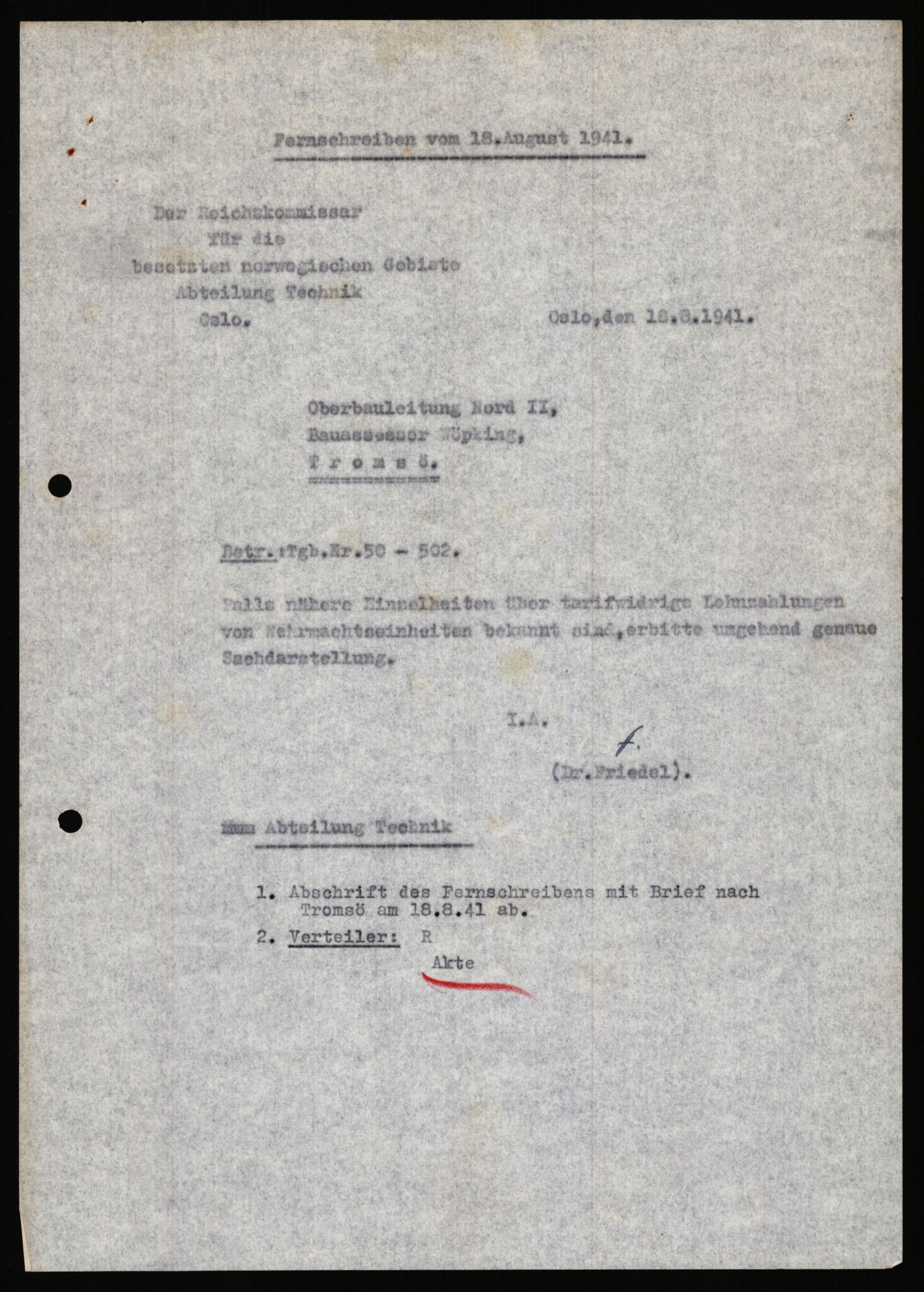 Tyske arkiver, Organisation Todt (OT), Einsatzgruppe Wiking, AV/RA-RAFA-2188/2/B/Bb/L0006: Korrespondanse med Kriegsmarine, 1940-1941, s. 539