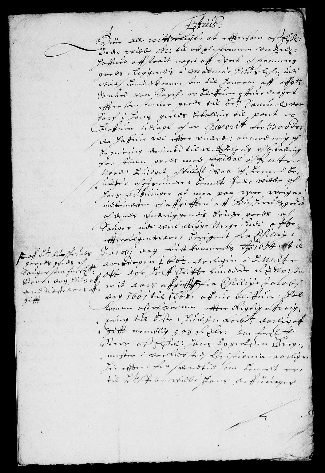 Rentekammeret inntil 1814, Reviderte regnskaper, Lensregnskaper, RA/EA-5023/R/Rb/Rbj/L0001: Sager ved Buskerud, 1629-1660.  Sager på Moss, 1642-1653, 1627-1660
