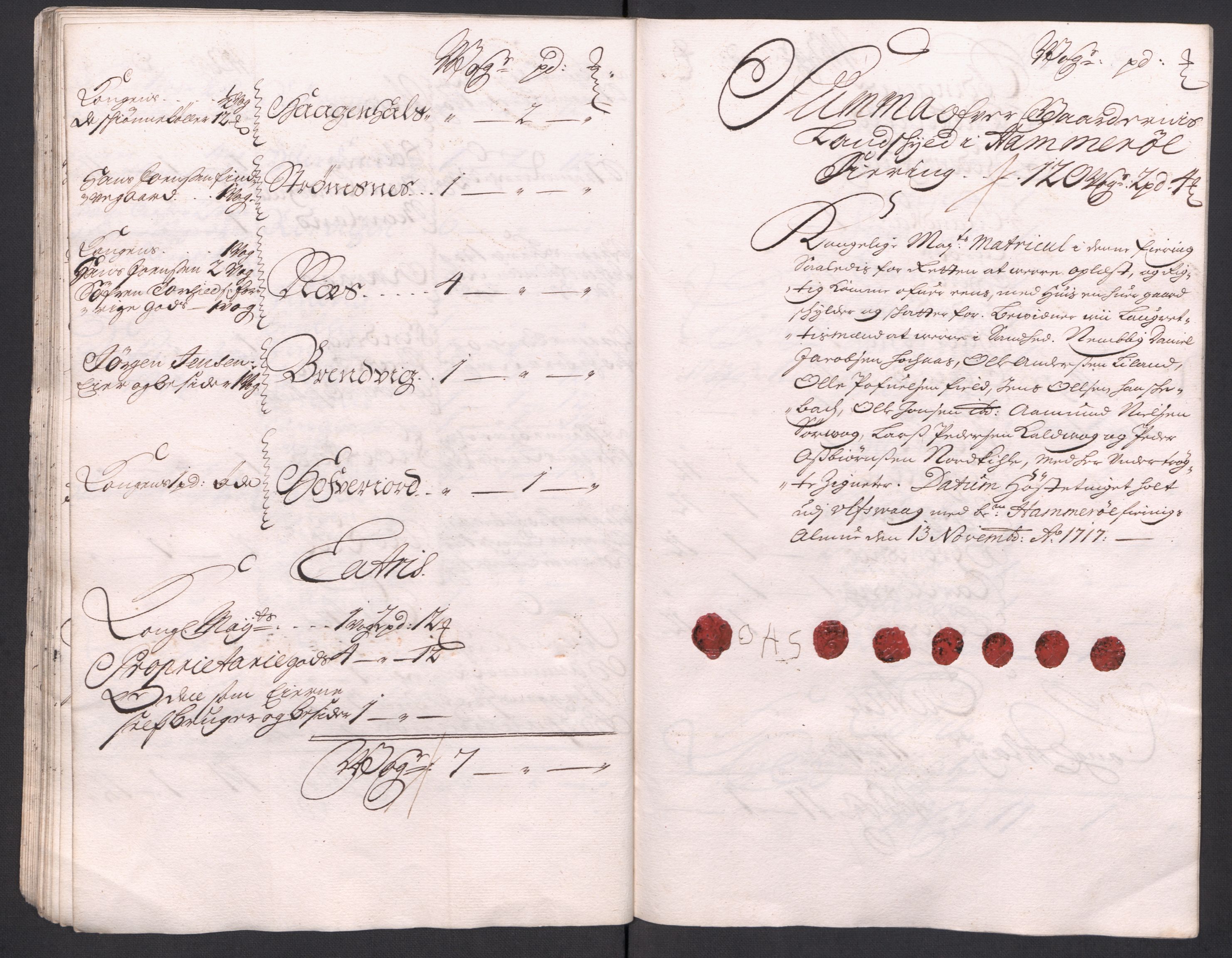 Rentekammeret inntil 1814, Reviderte regnskaper, Fogderegnskap, AV/RA-EA-4092/R66/L4587: Fogderegnskap Salten, 1717, s. 57