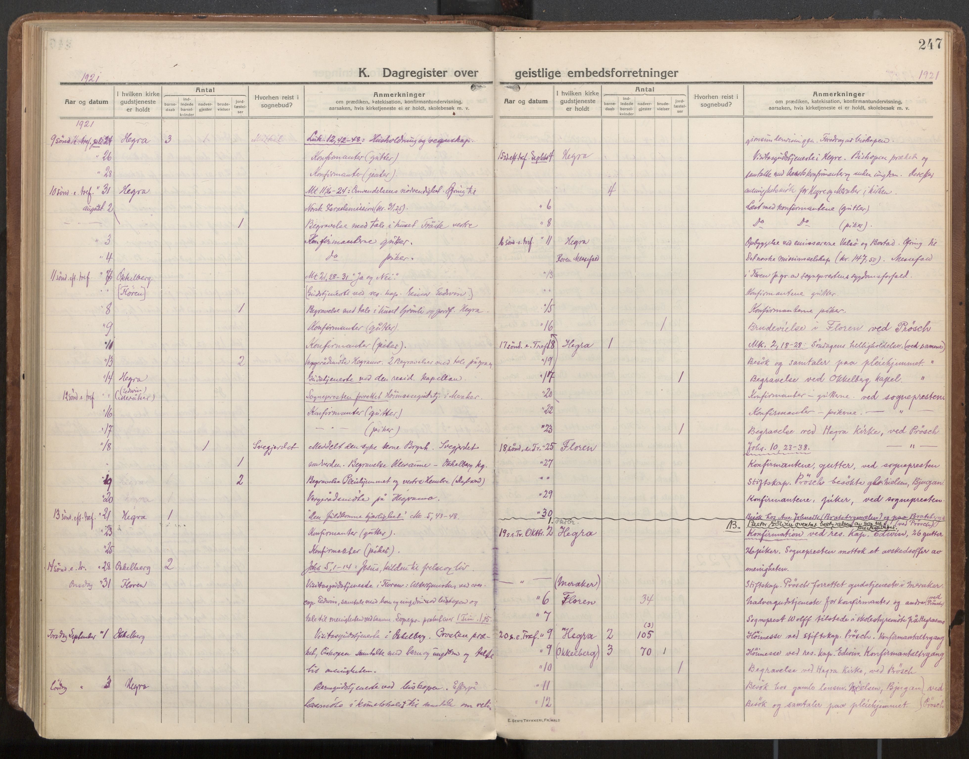 Ministerialprotokoller, klokkerbøker og fødselsregistre - Nord-Trøndelag, AV/SAT-A-1458/703/L0037: Ministerialbok nr. 703A10, 1915-1932, s. 247